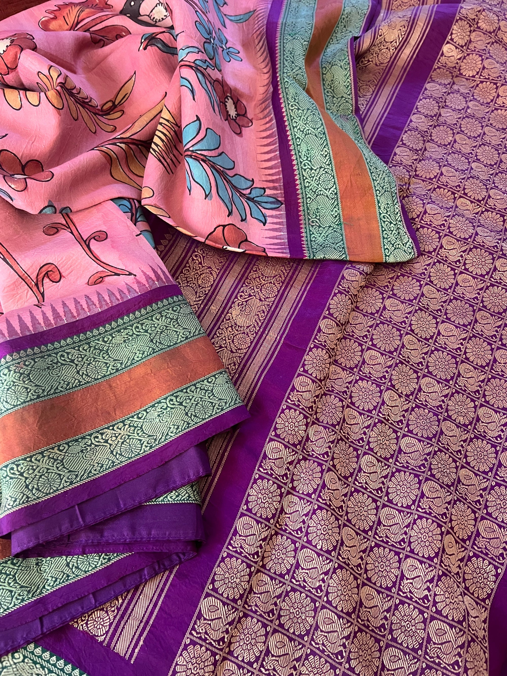 VRIKSHA: HANDCRAFTED FUSION SAREES