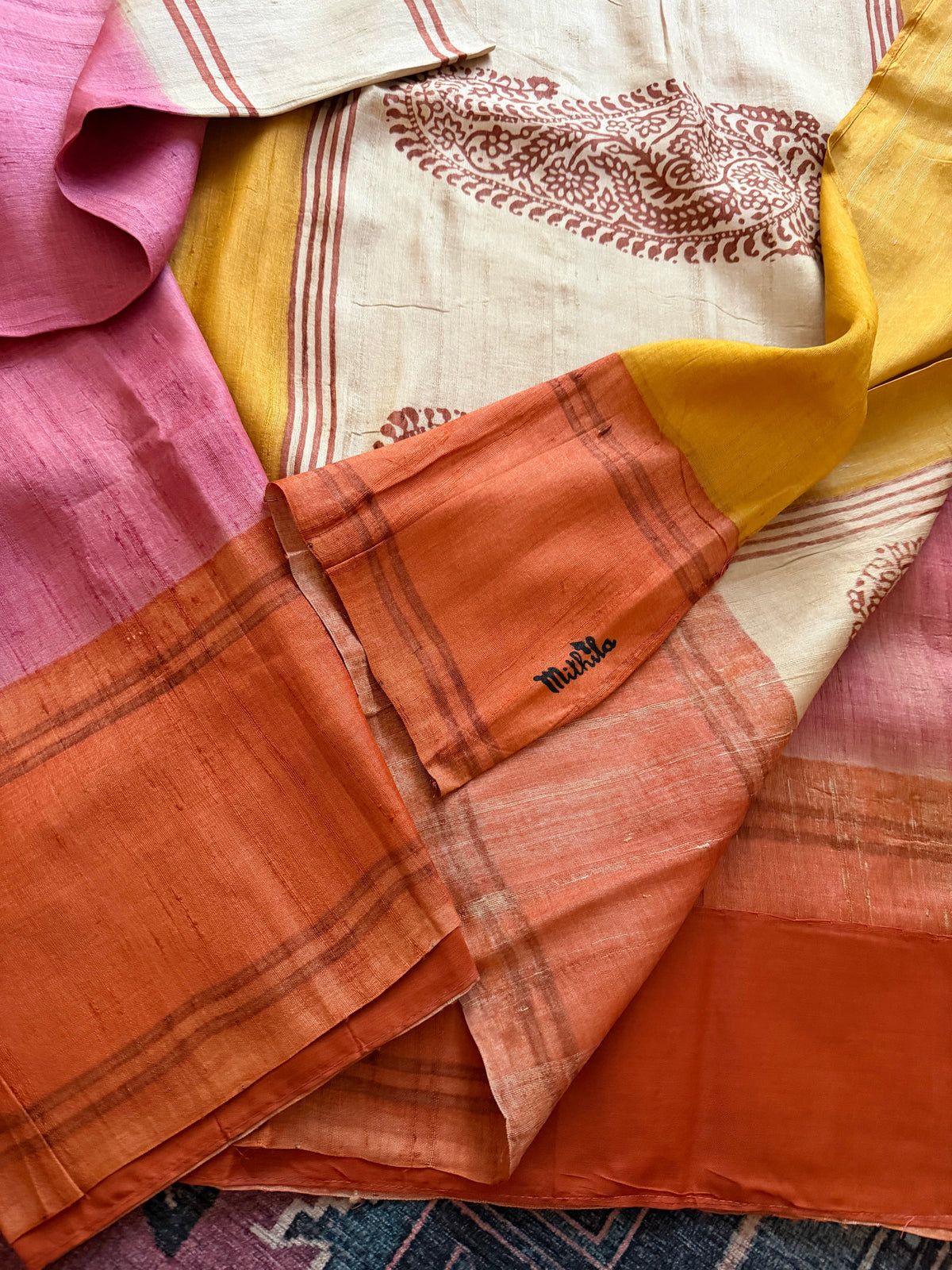 MITHILA : BLOCKPRINTED TUSSARS