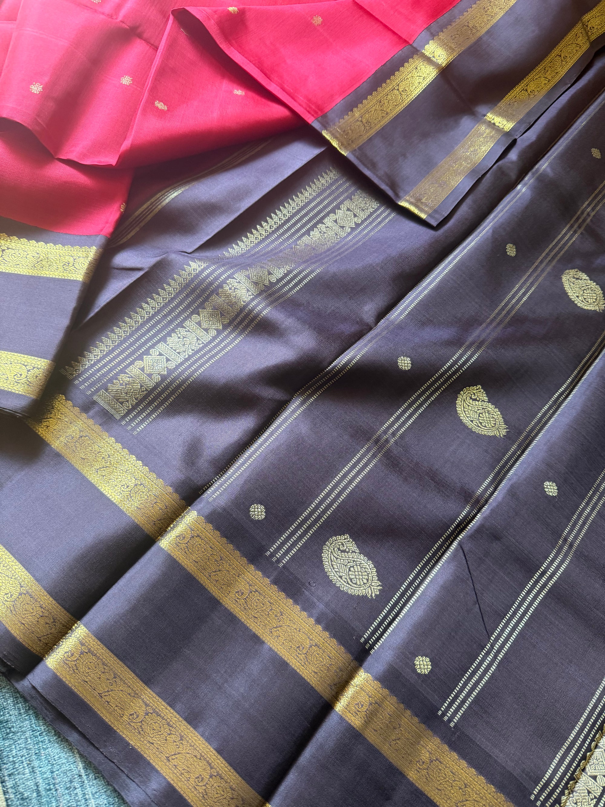 MYTHILI:  Vintage Korvai Kanjivaram