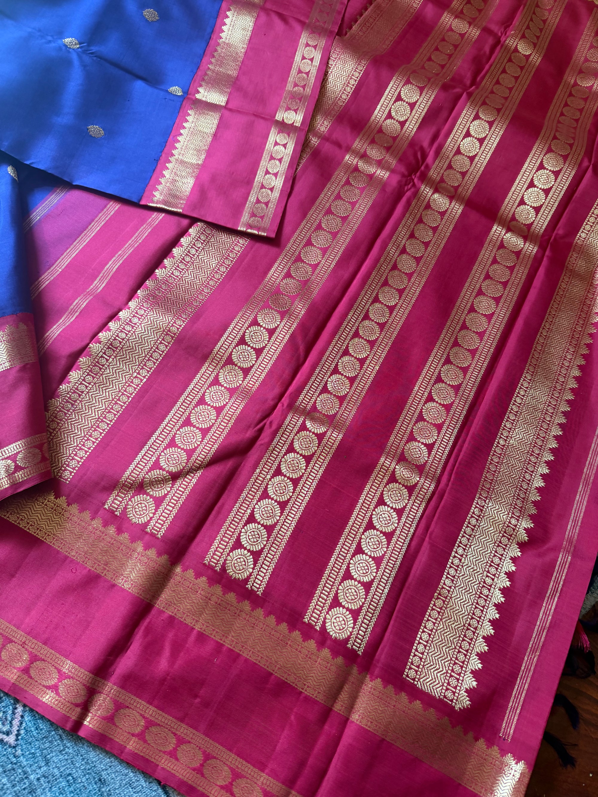 MYTHILI:  Vintage Korvai Kanjivaram