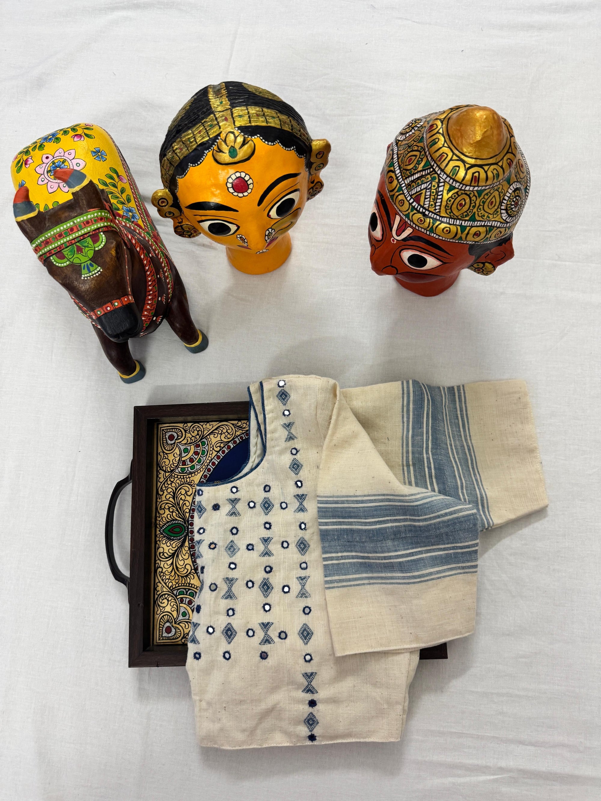 Handcrafted Ready to Wear Blouse : Kala Cotton