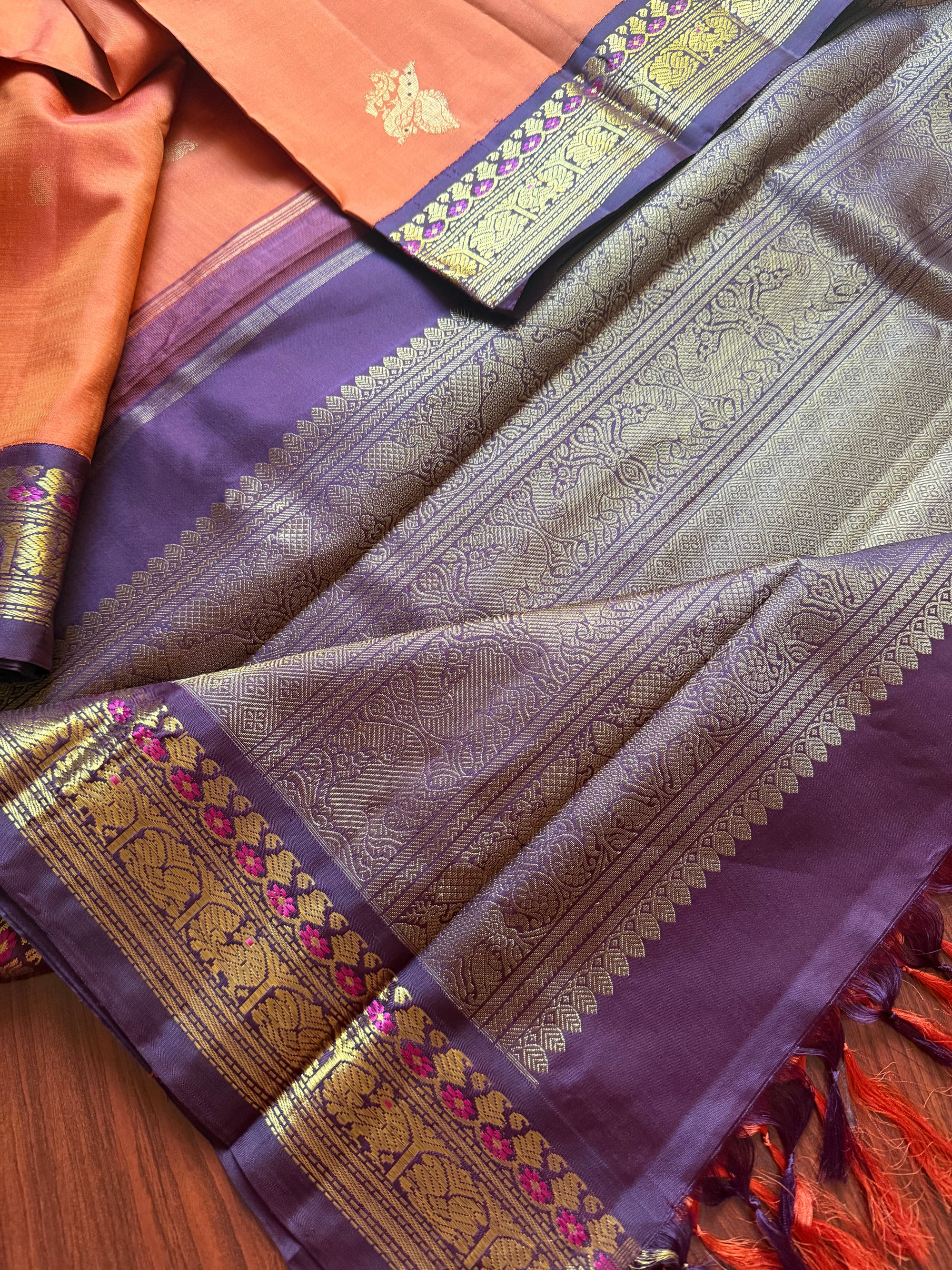 MYTHILI:  Vintage Korvai Kanjivaram