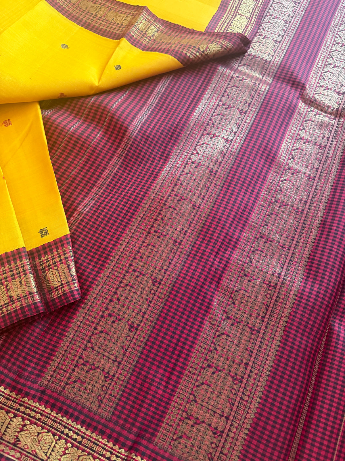 MAATHEY: Vintage Kanjivaram Silk