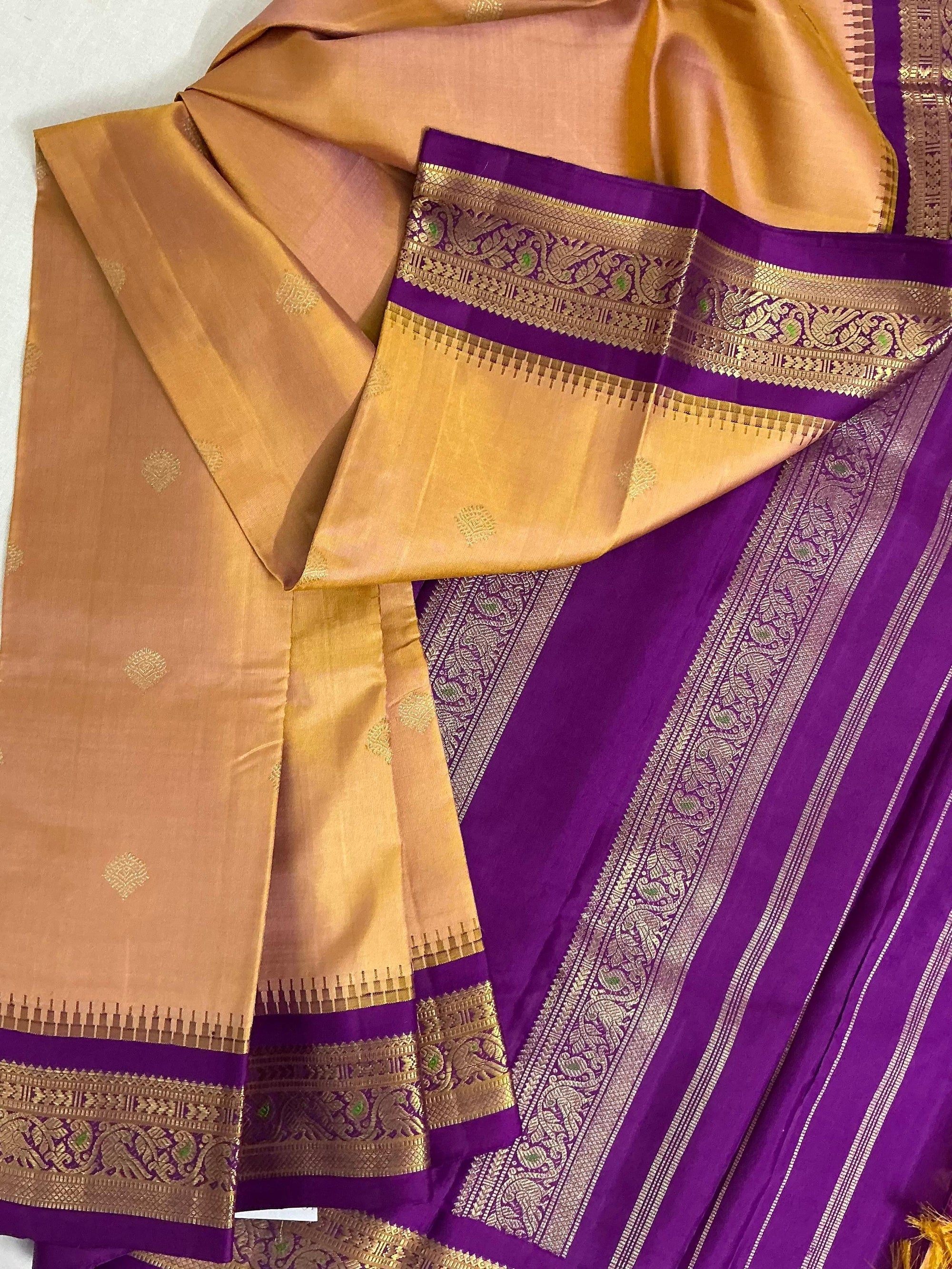 MYTHILI:  SHADES OF YELLOW ( GOLDEN SHOT YELLOW)