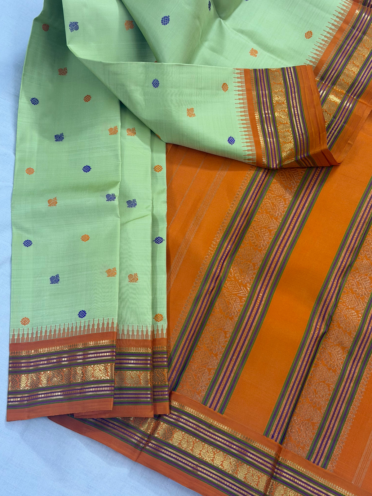 MAATHEY: Korvai Kanjivaram silk