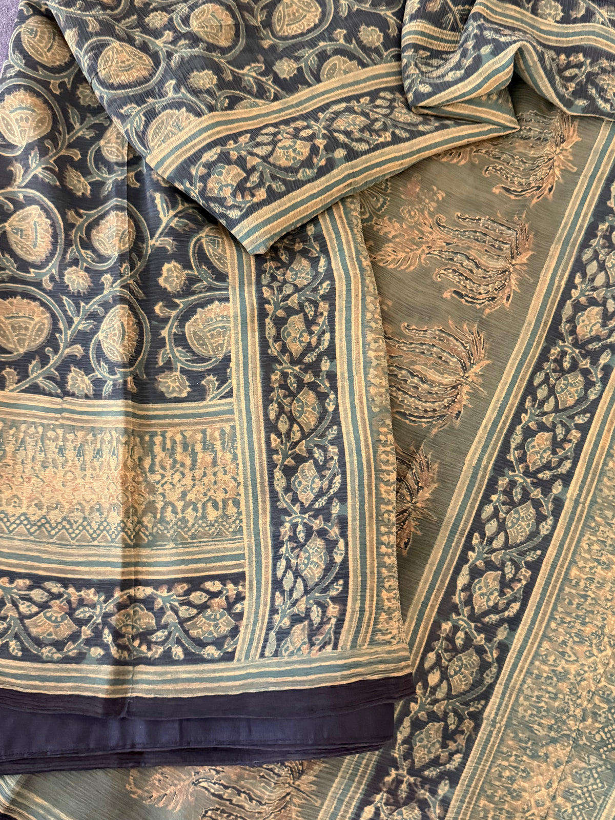 Pracheen Ajrakh - Chiffon