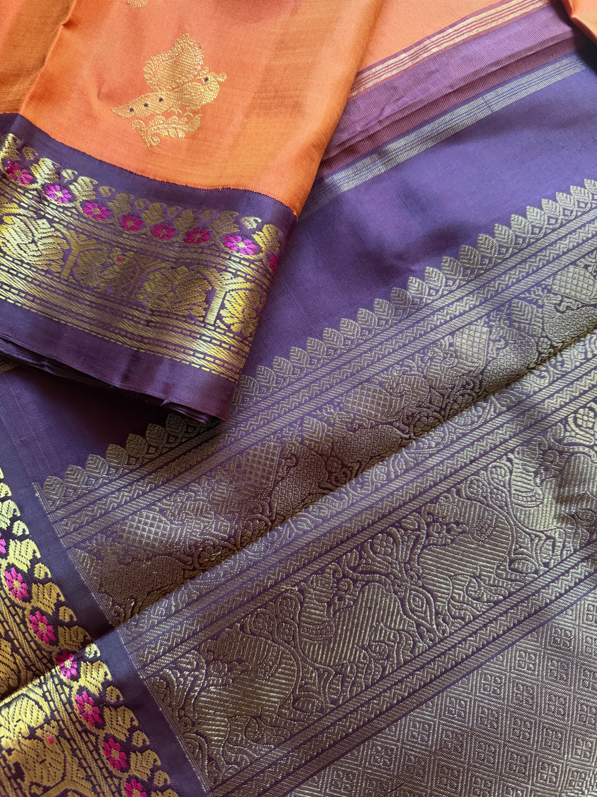 MYTHILI:  Vintage Korvai Kanjivaram