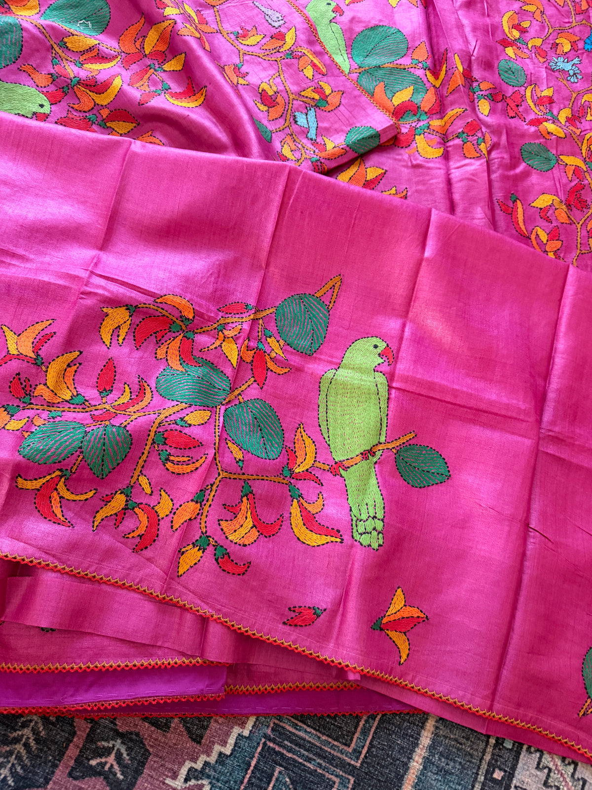 VRIKSHA : SIGNATURE KANTHA ON  TUSSAR