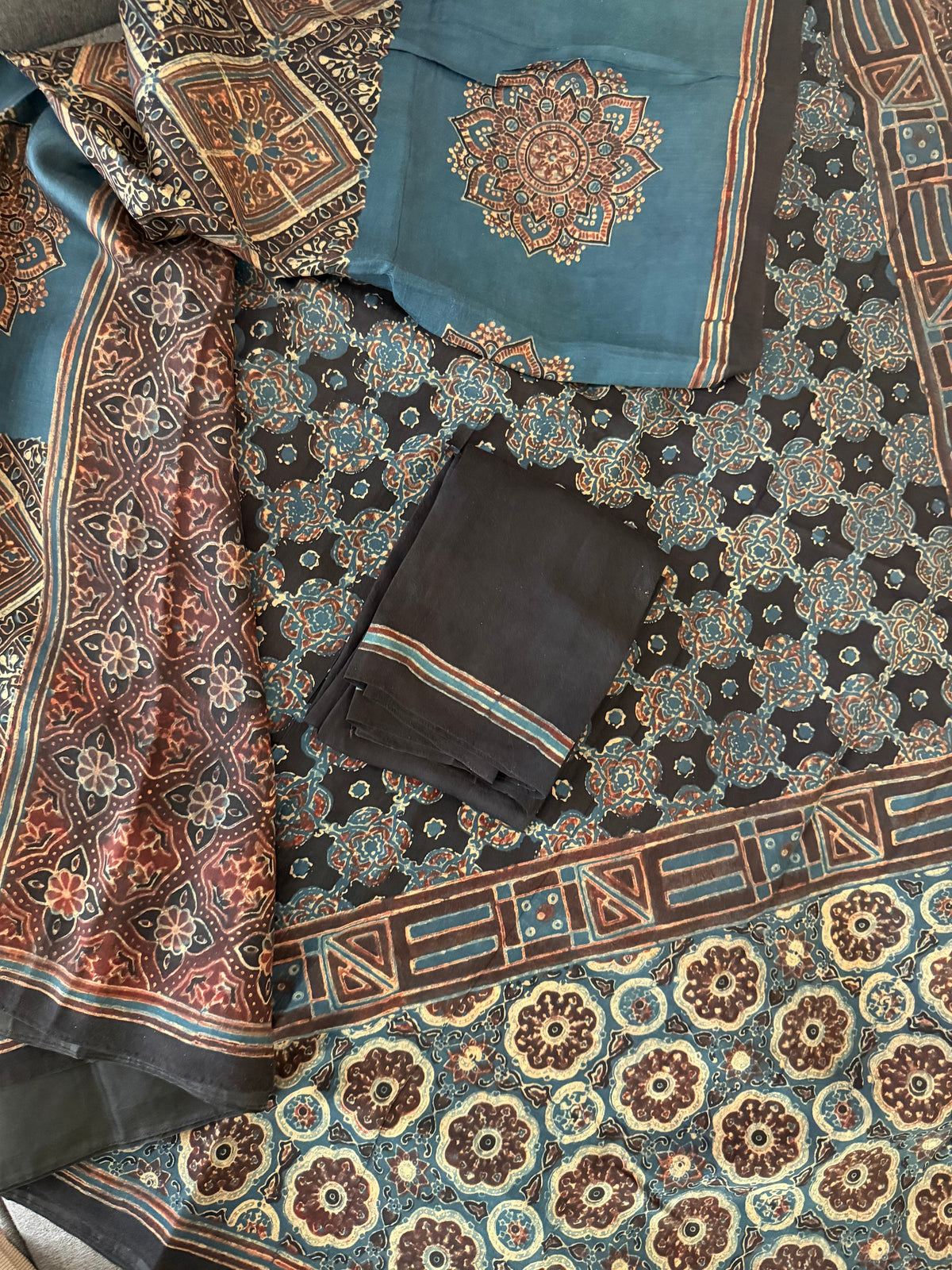 Pracheen Ajrakh - Mulberry Silk
