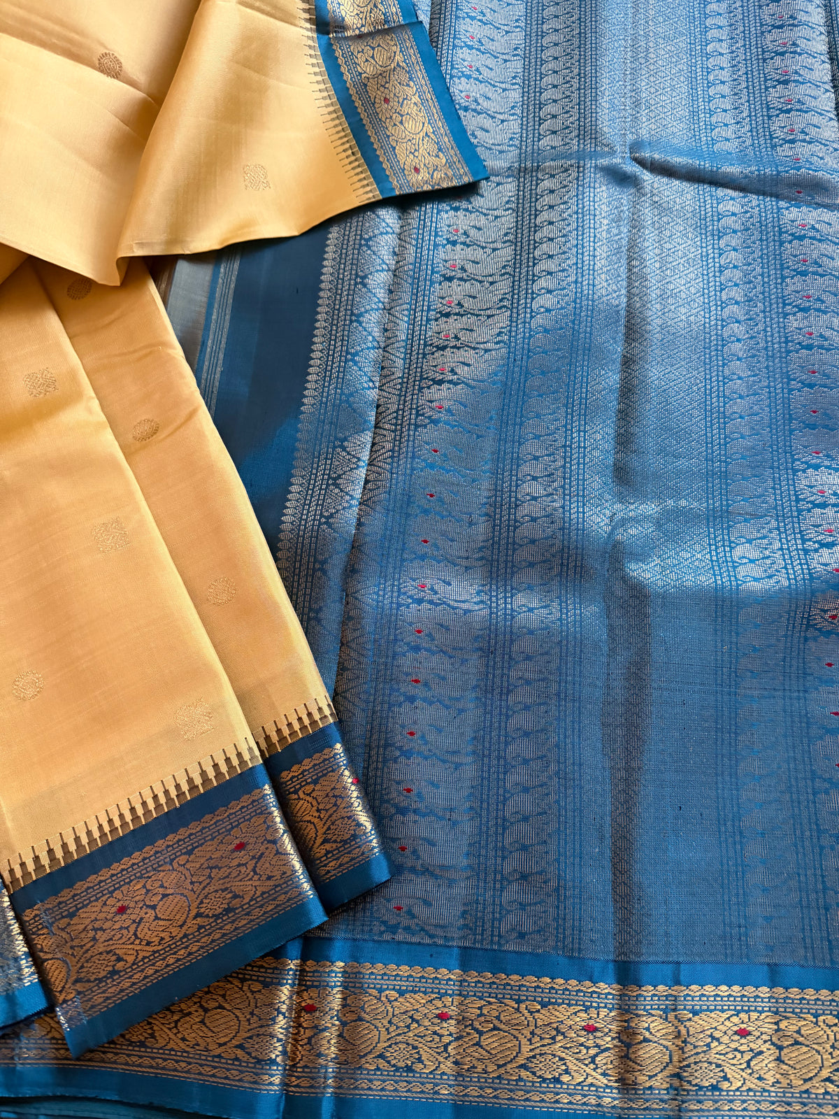 MYTHILI : Vintage Kanjivaram (Vanilla &amp; CS)