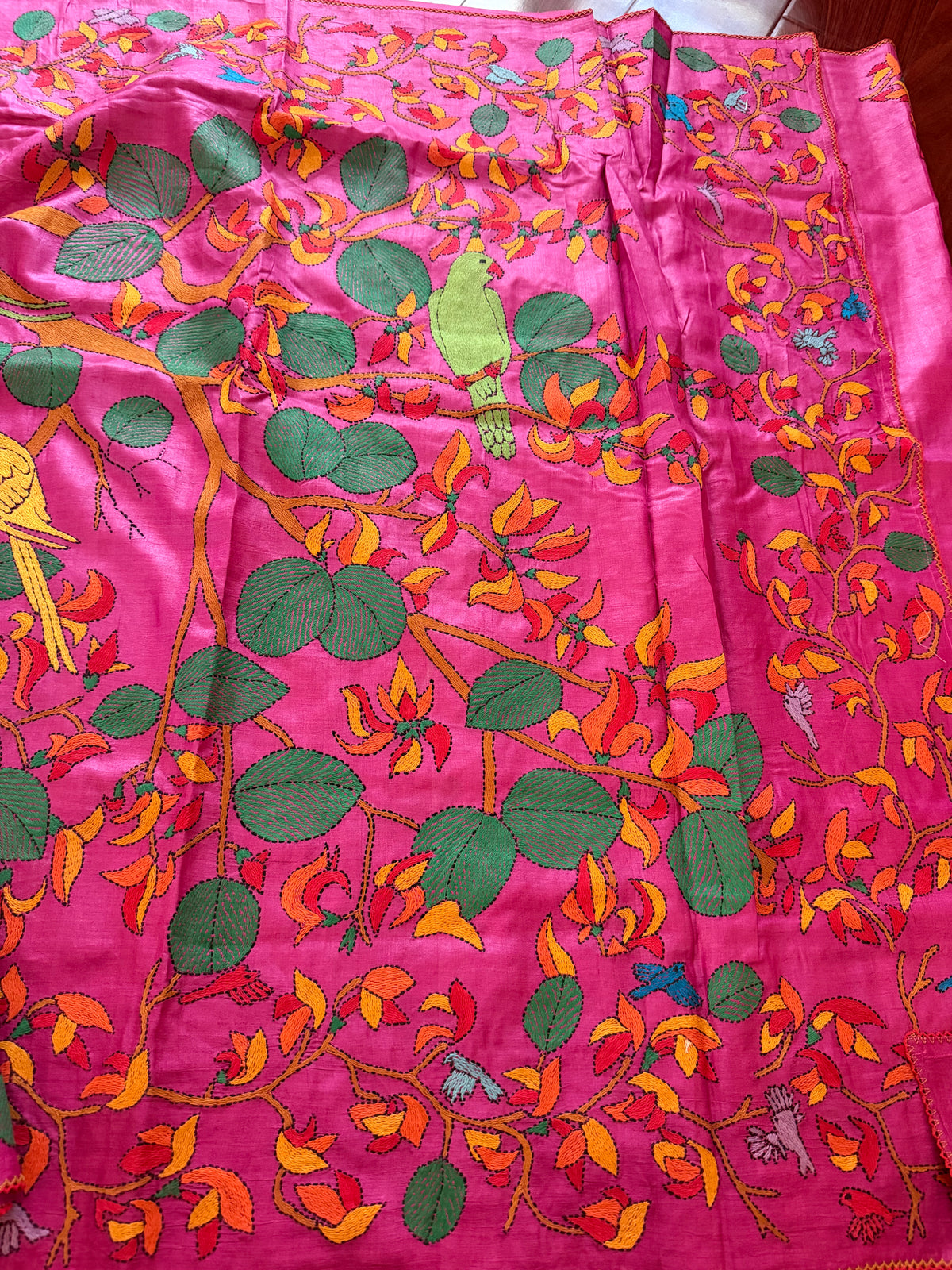 VRIKSHA : SIGNATURE KANTHA ON  TUSSAR