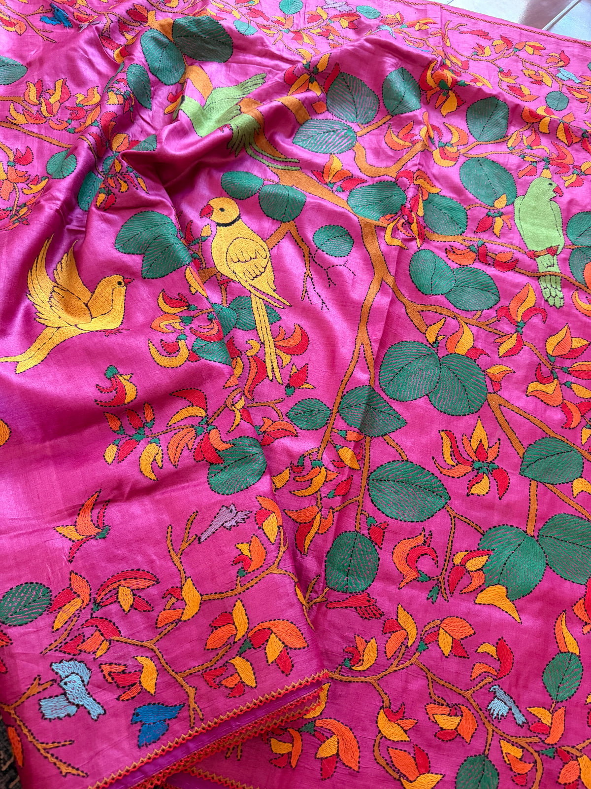 VRIKSHA : SIGNATURE KANTHA ON  TUSSAR