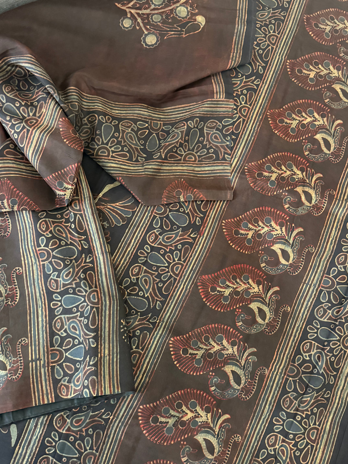 Pracheen Ajrakh - Mulberry Silk