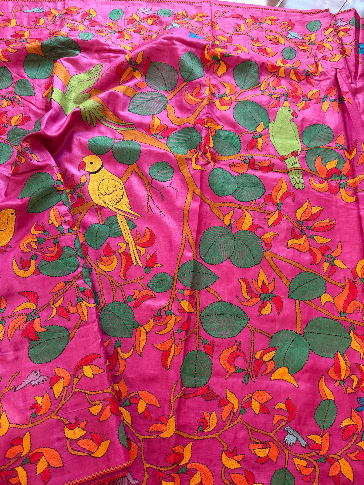 VRIKSHA : SIGNATURE KANTHA ON  TUSSAR