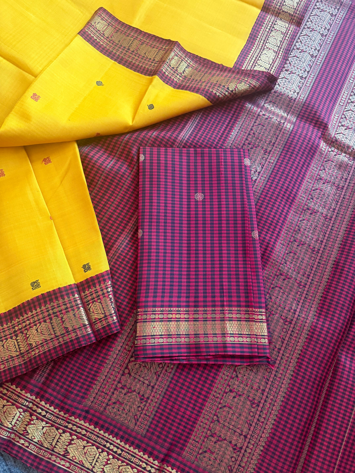MAATHEY: Vintage Kanjivaram Silk