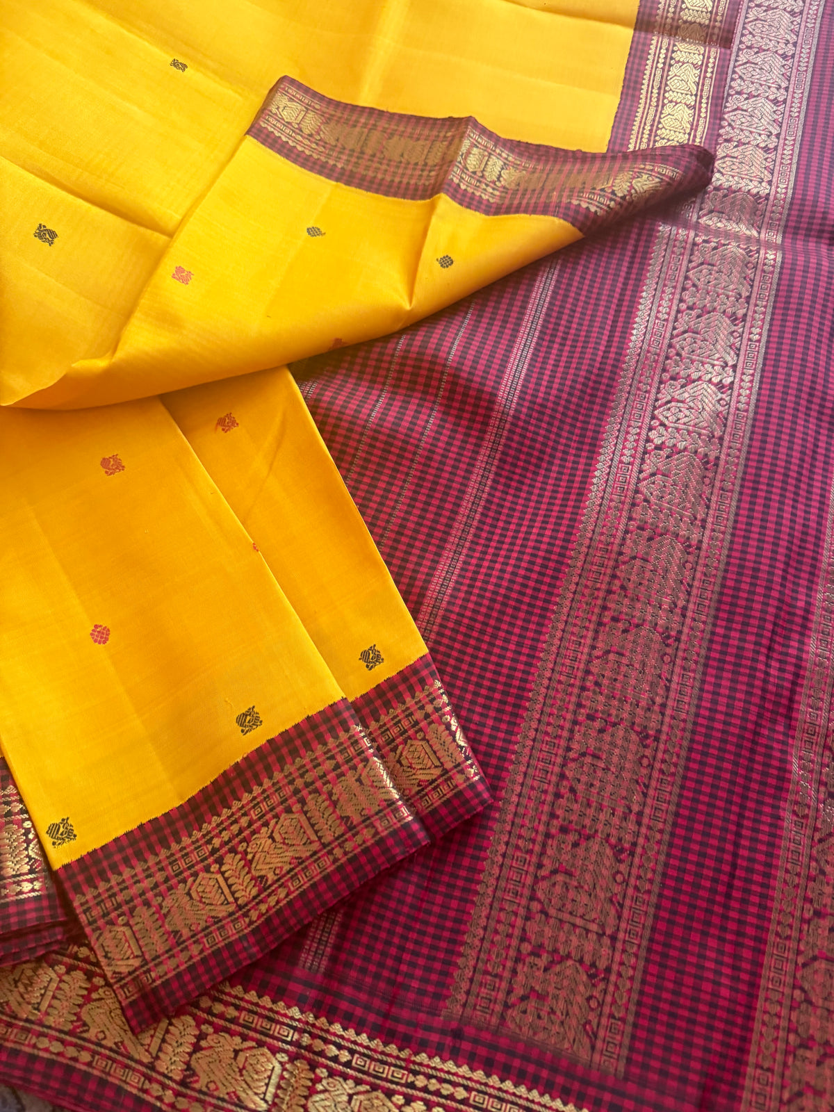 MAATHEY: Vintage Kanjivaram Silk