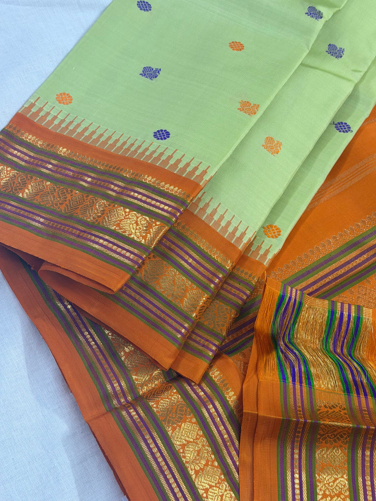 MAATHEY: Korvai Kanjivaram silk
