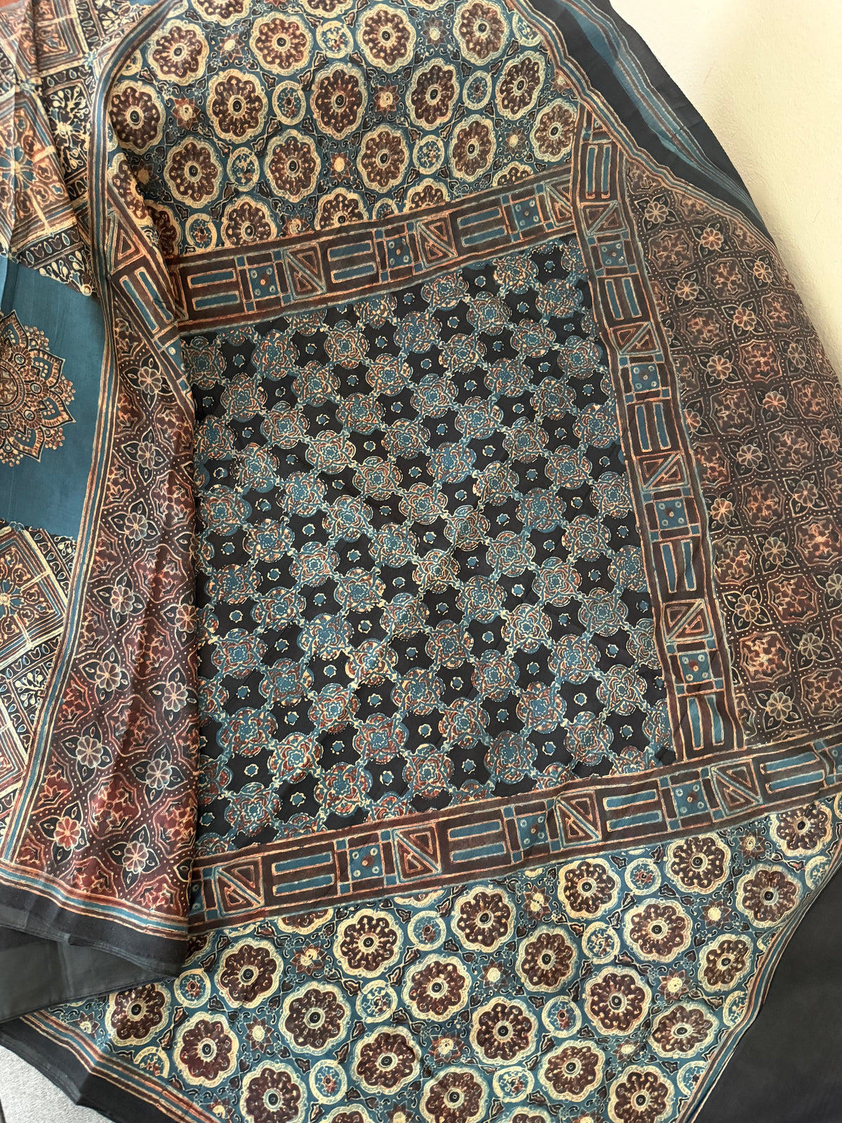 Pracheen Ajrakh - Mulberry Silk