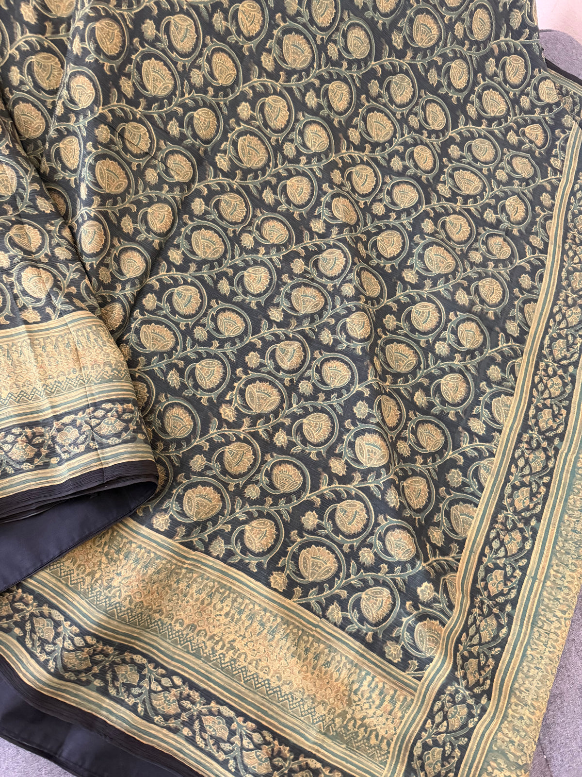 Pracheen Ajrakh - Chiffon