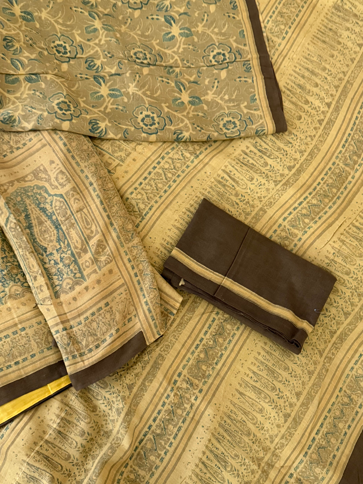 Pracheen Ajrakh - Matka Silk