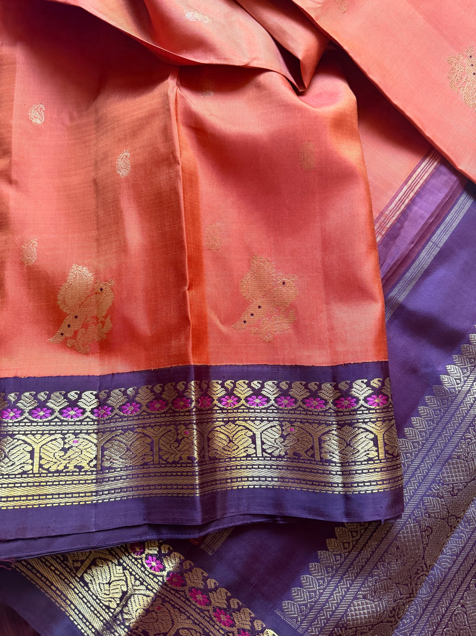 MYTHILI:  Vintage Korvai Kanjivaram