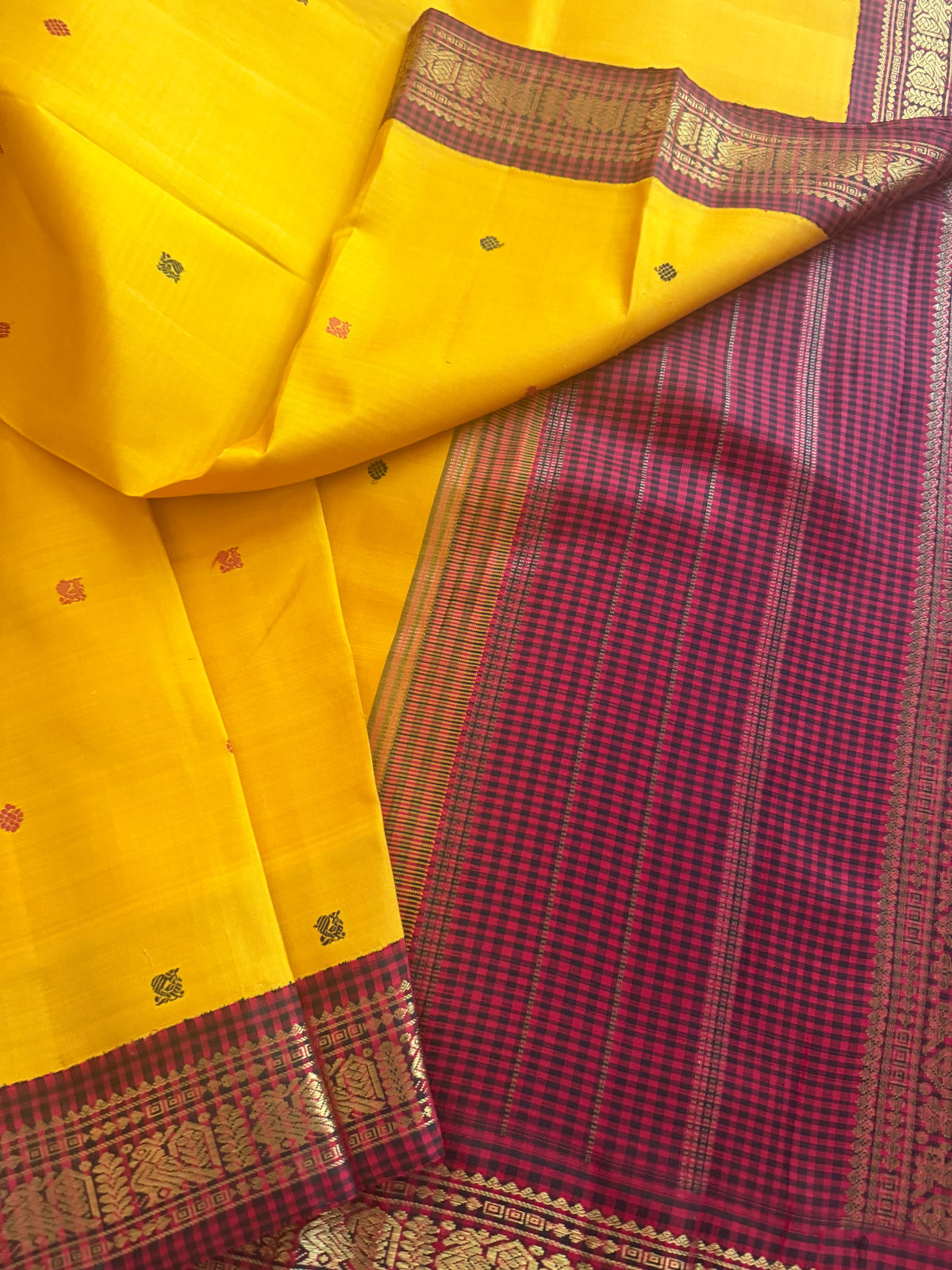 MAATHEY: Vintage Kanjivaram Silk