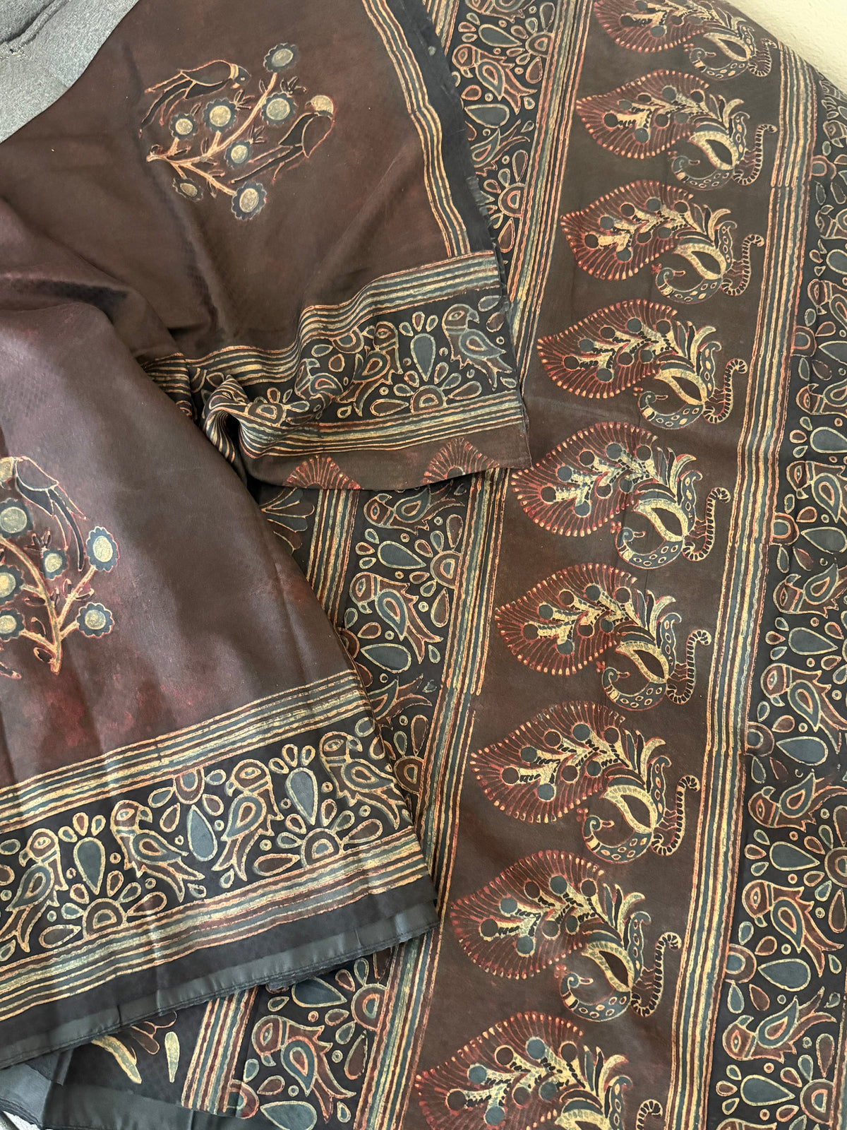 Pracheen Ajrakh - Eri Silk