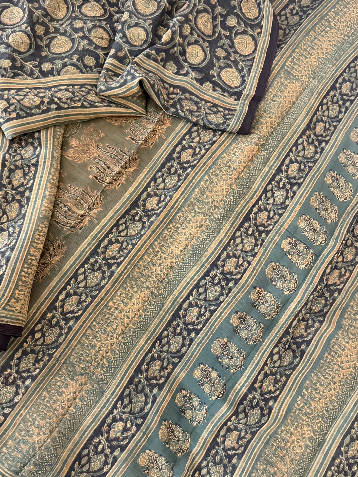 Pracheen Ajrakh - Chiffon