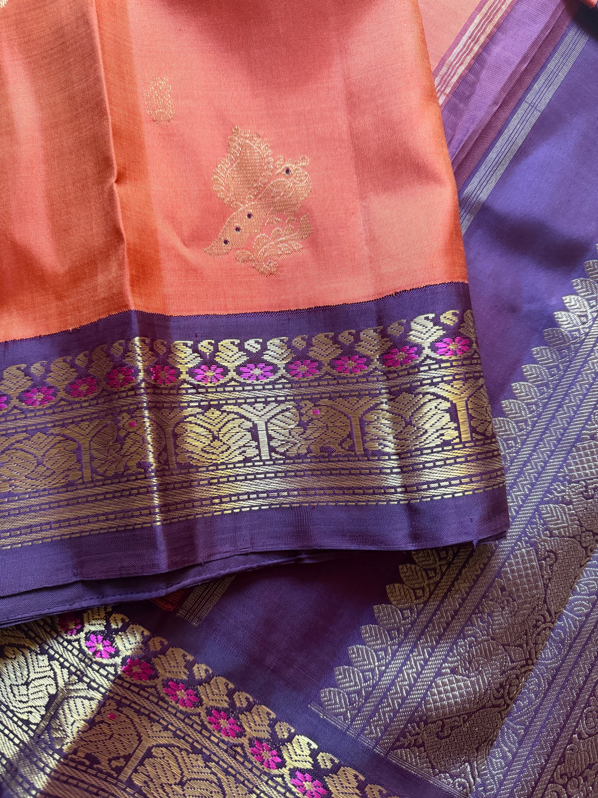 MYTHILI:  Vintage Korvai Kanjivaram