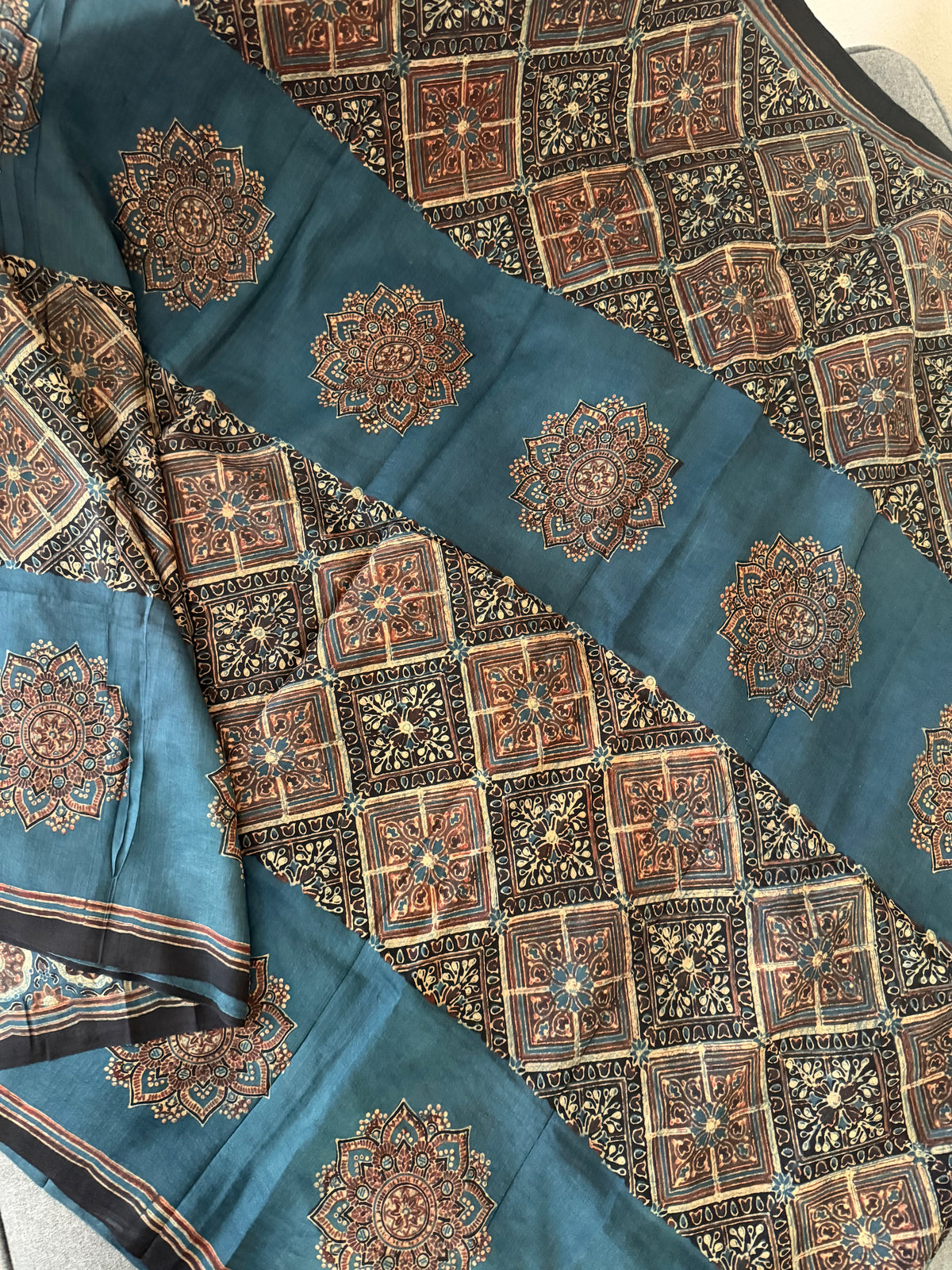 Pracheen Ajrakh - Mulberry Silk
