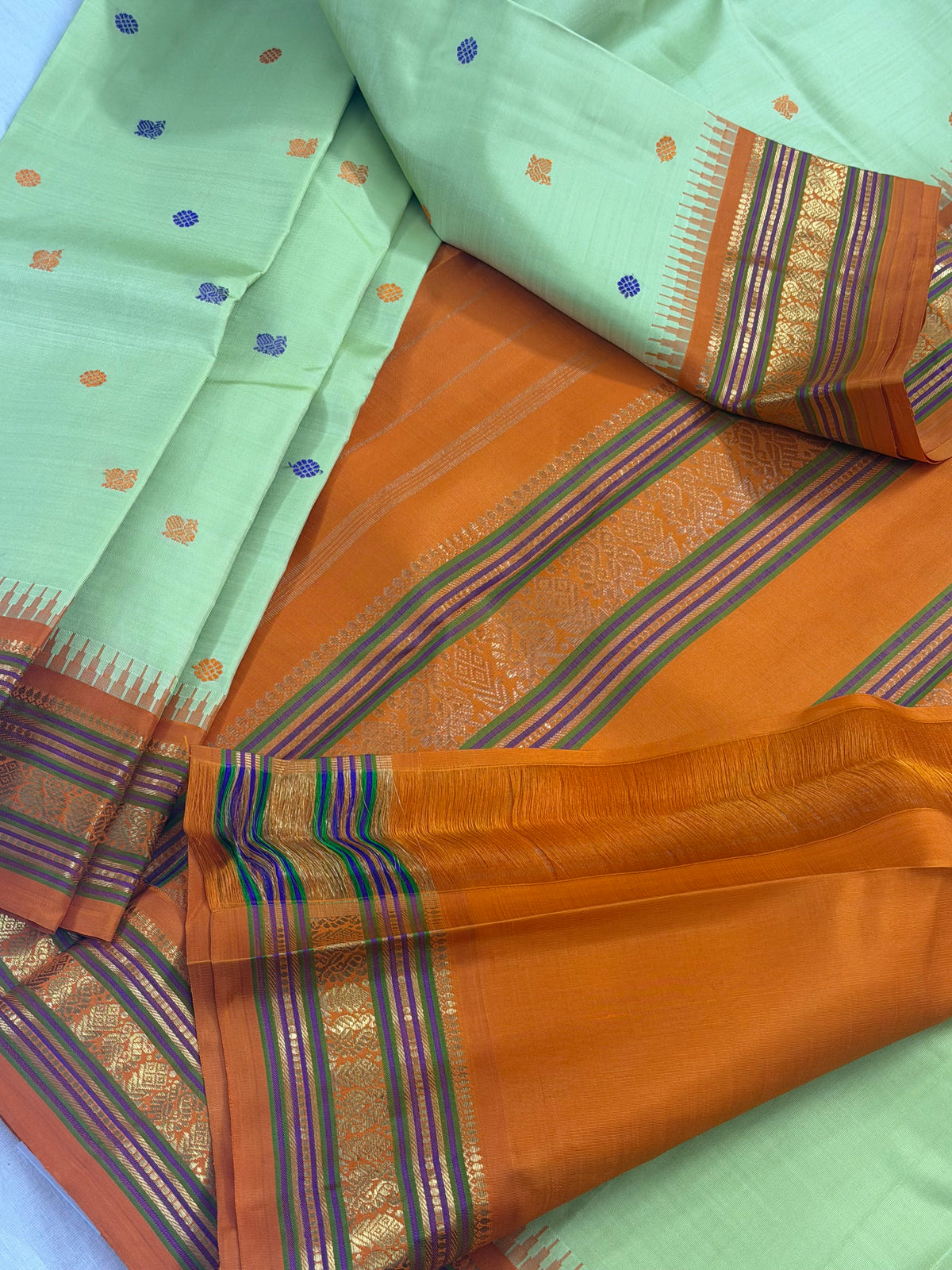 MAATHEY: Korvai Kanjivaram silk