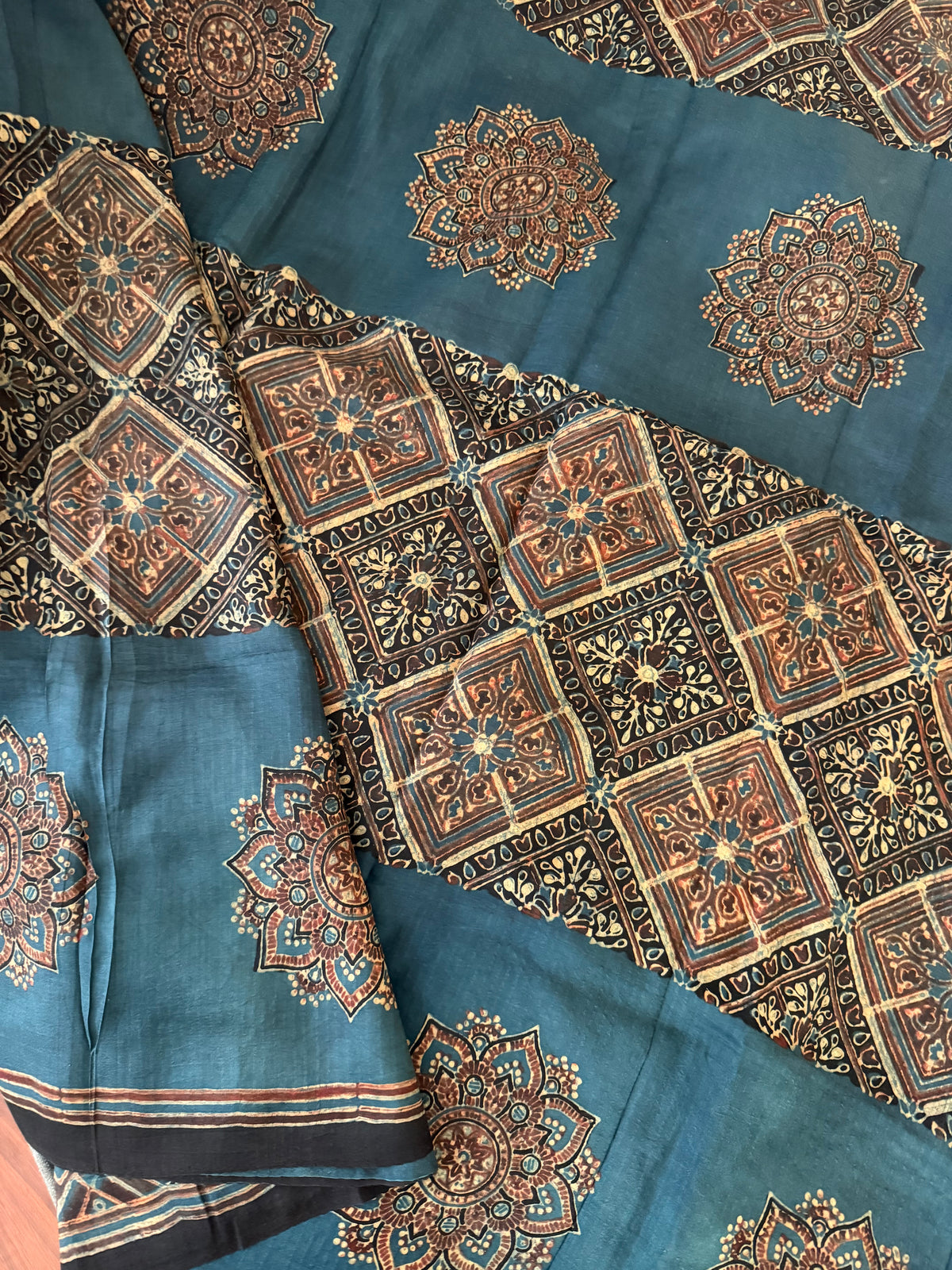 Pracheen Ajrakh - Mulberry Silk