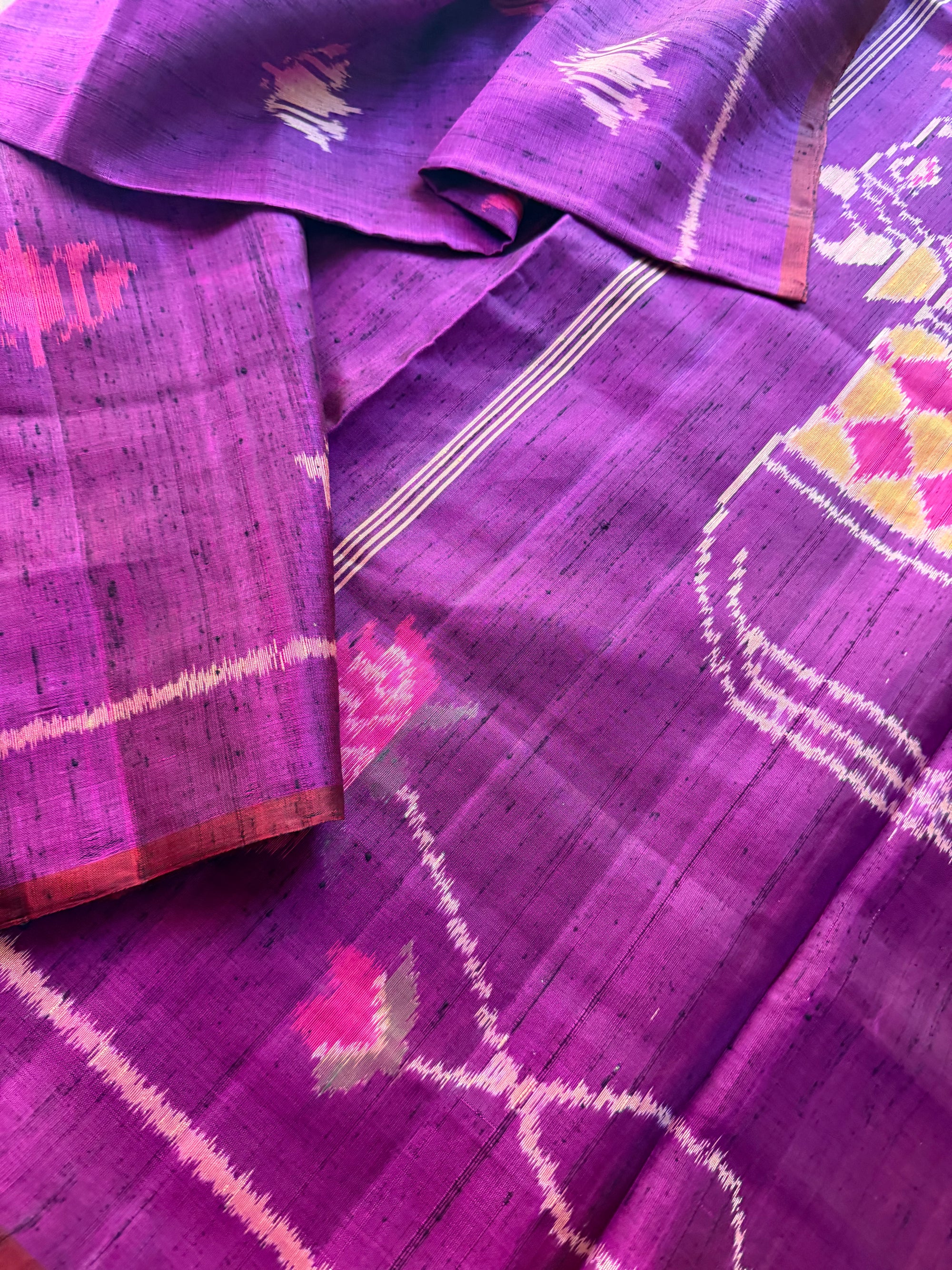Patola Ikat Raw Silk