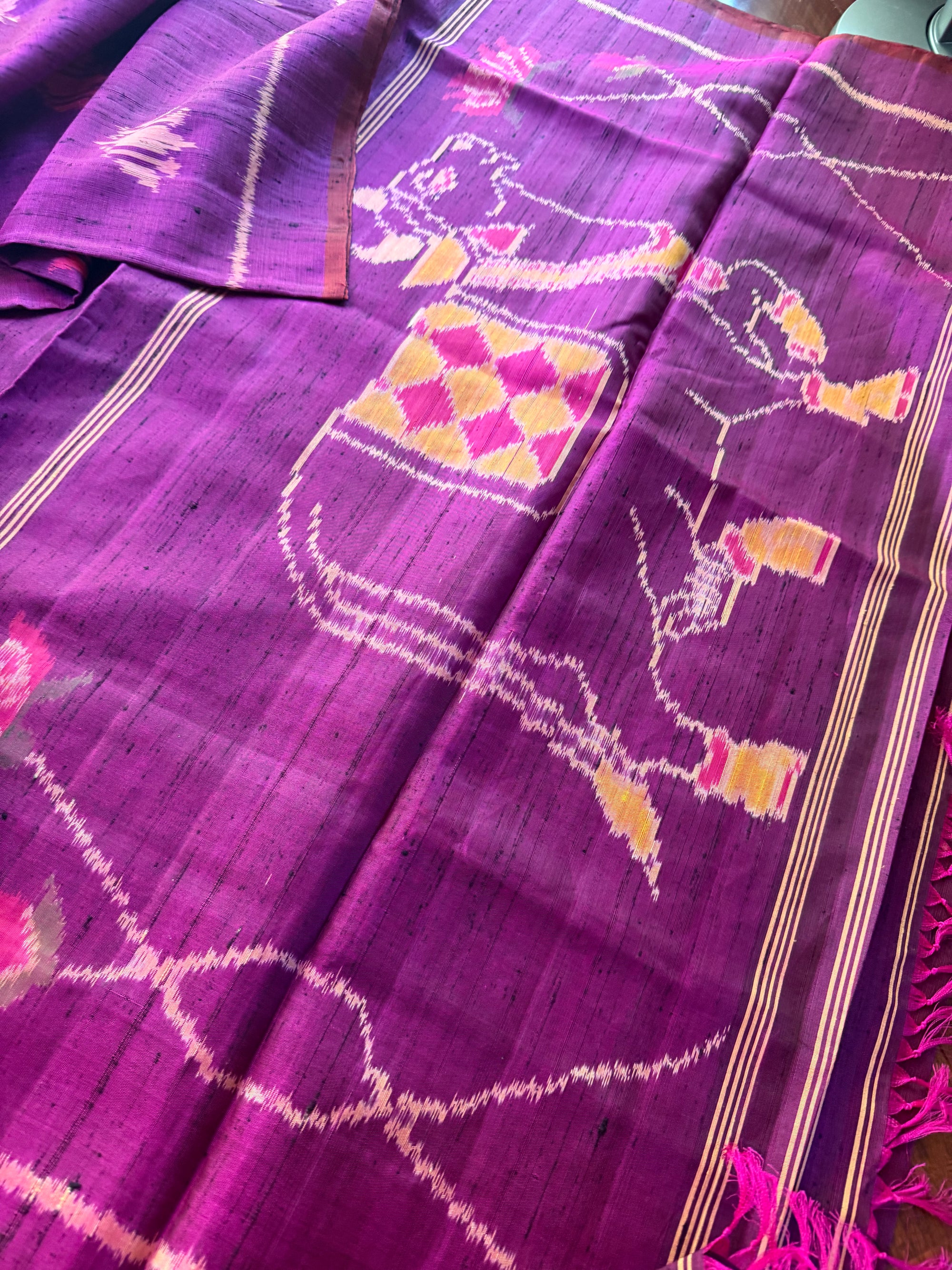 Patola Ikat Raw Silk