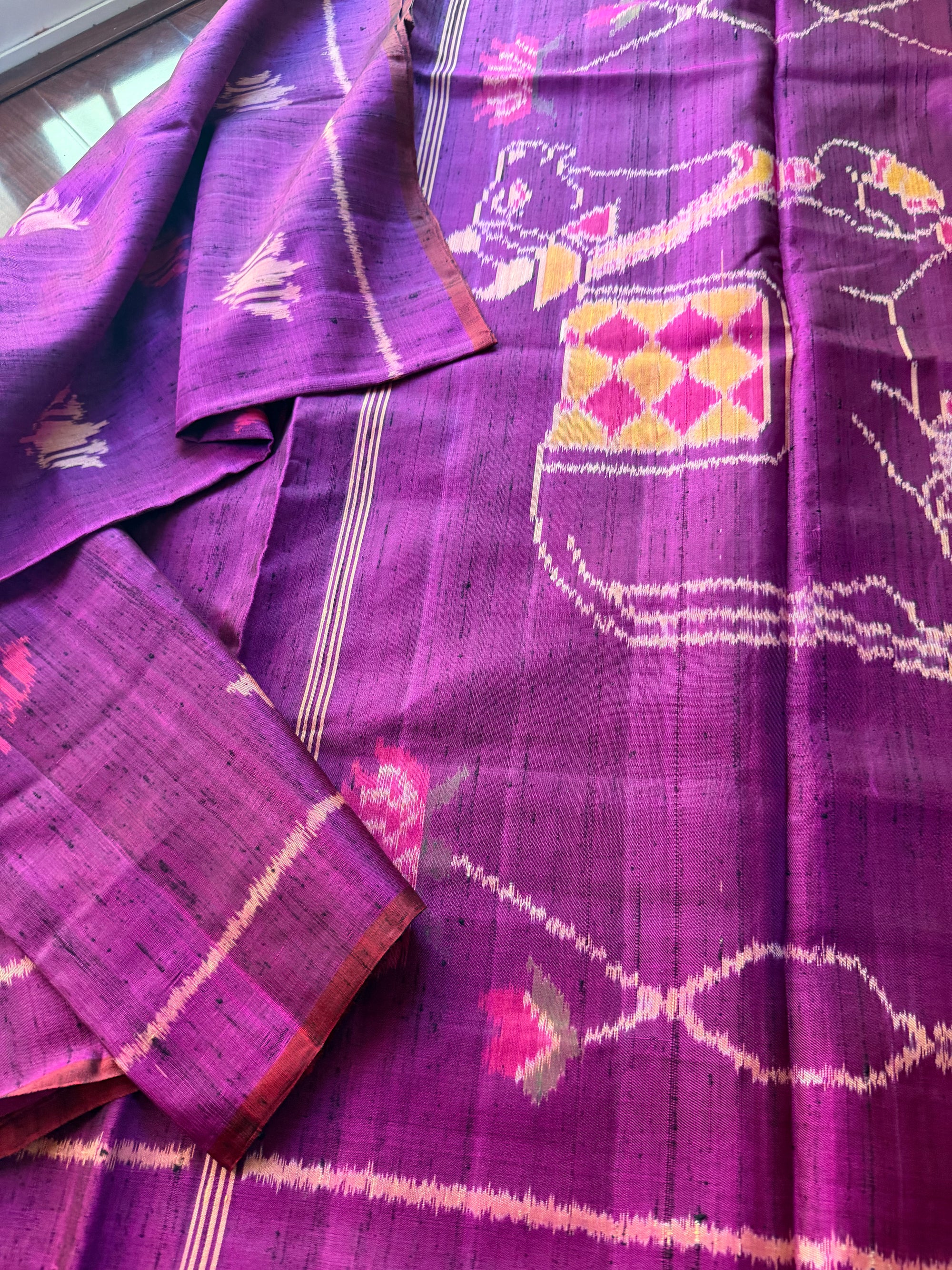 Patola Ikat Raw Silk