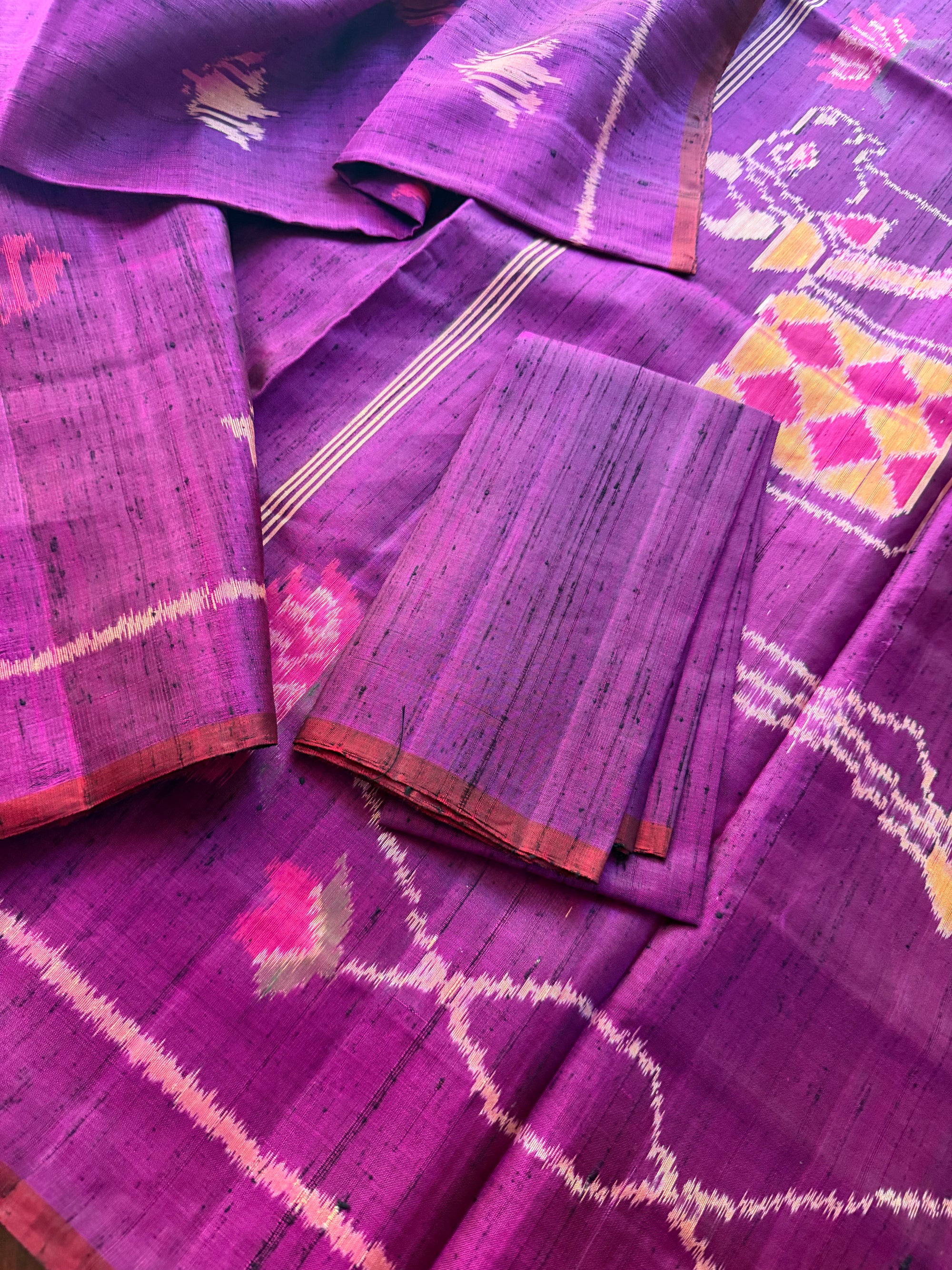 Patola Ikat Raw Silk