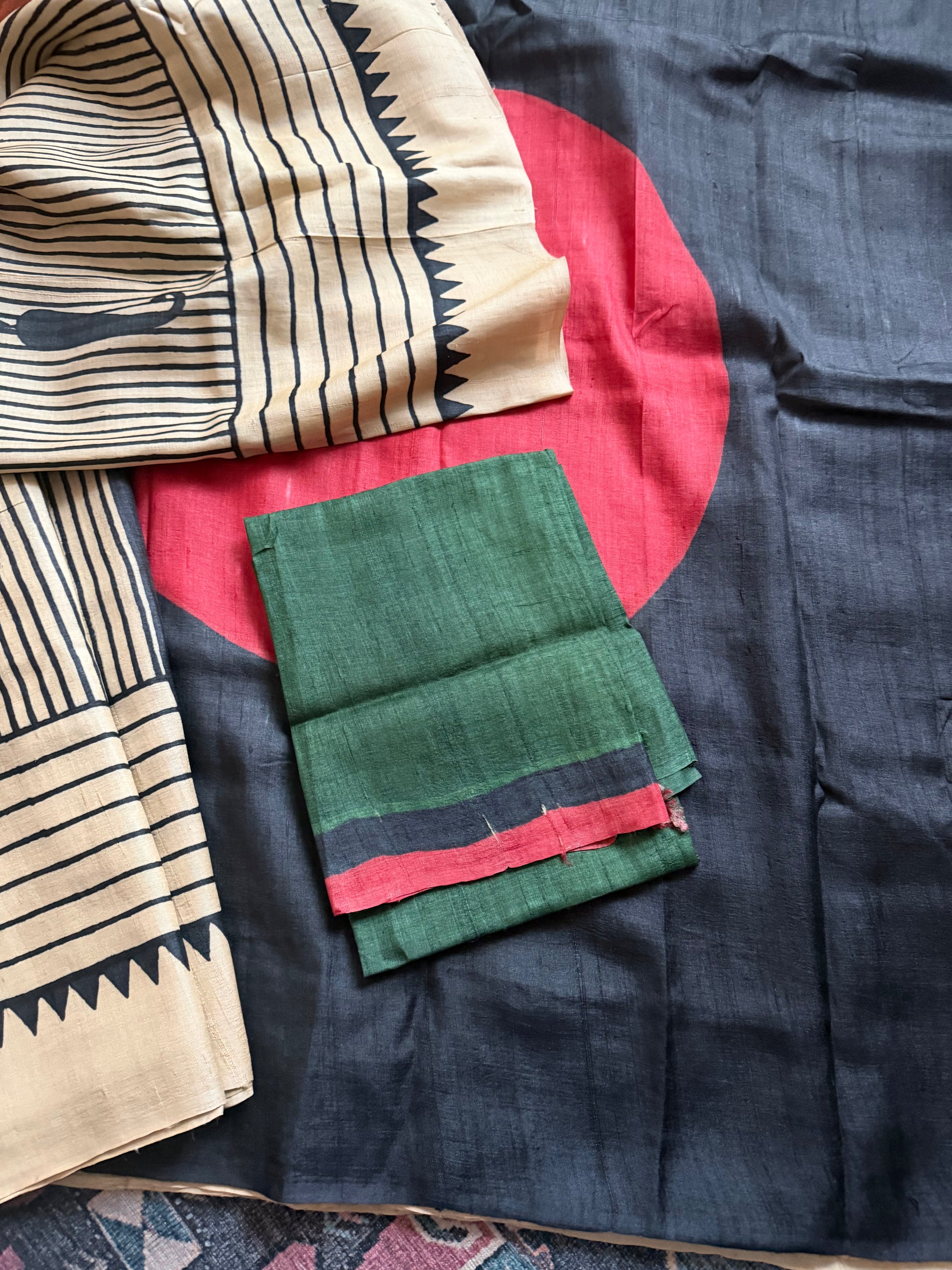 MITHILA : BLOCKPRINTED TUSSARS