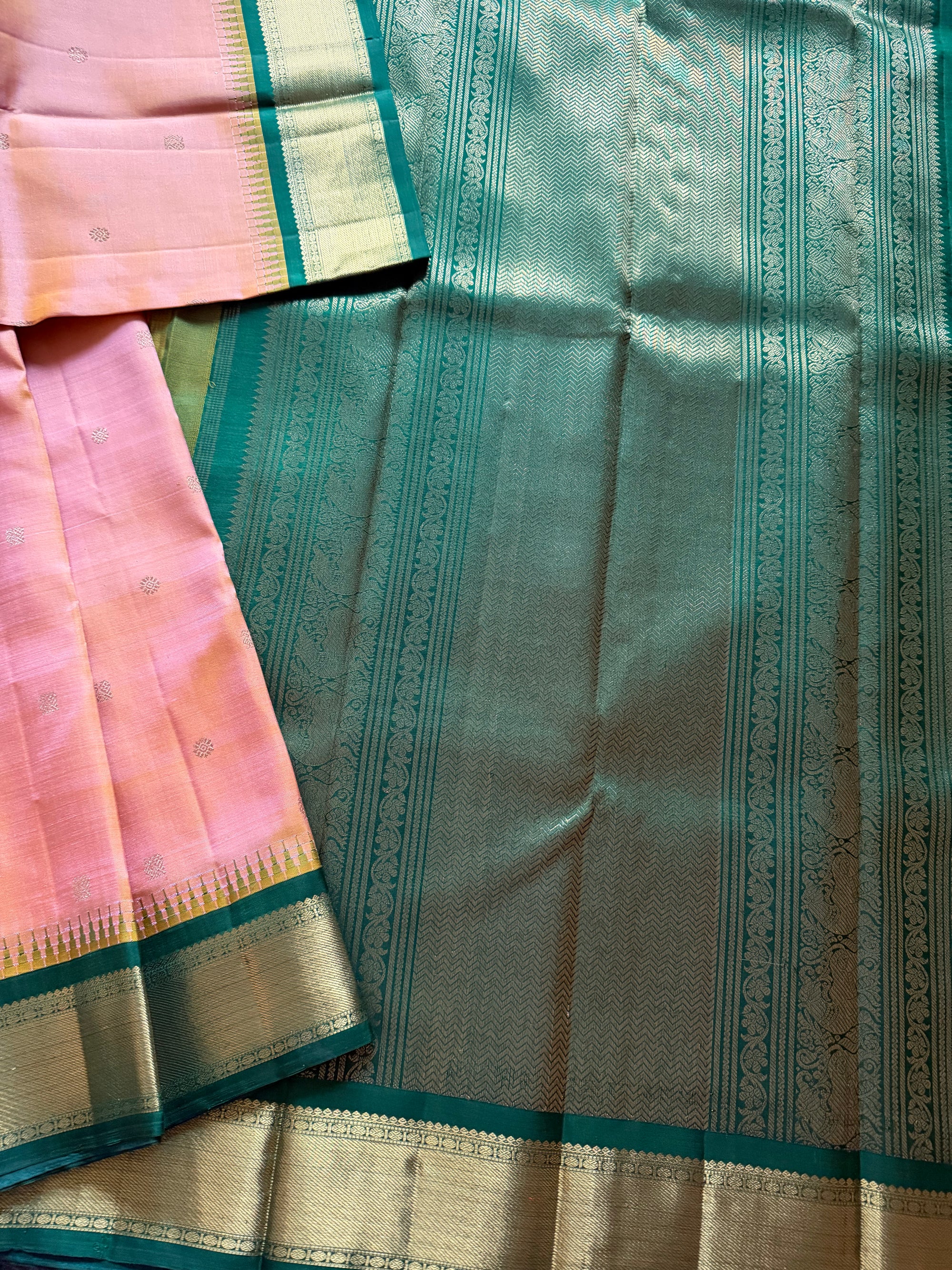 MYTHILI:  Gold Geva + Green