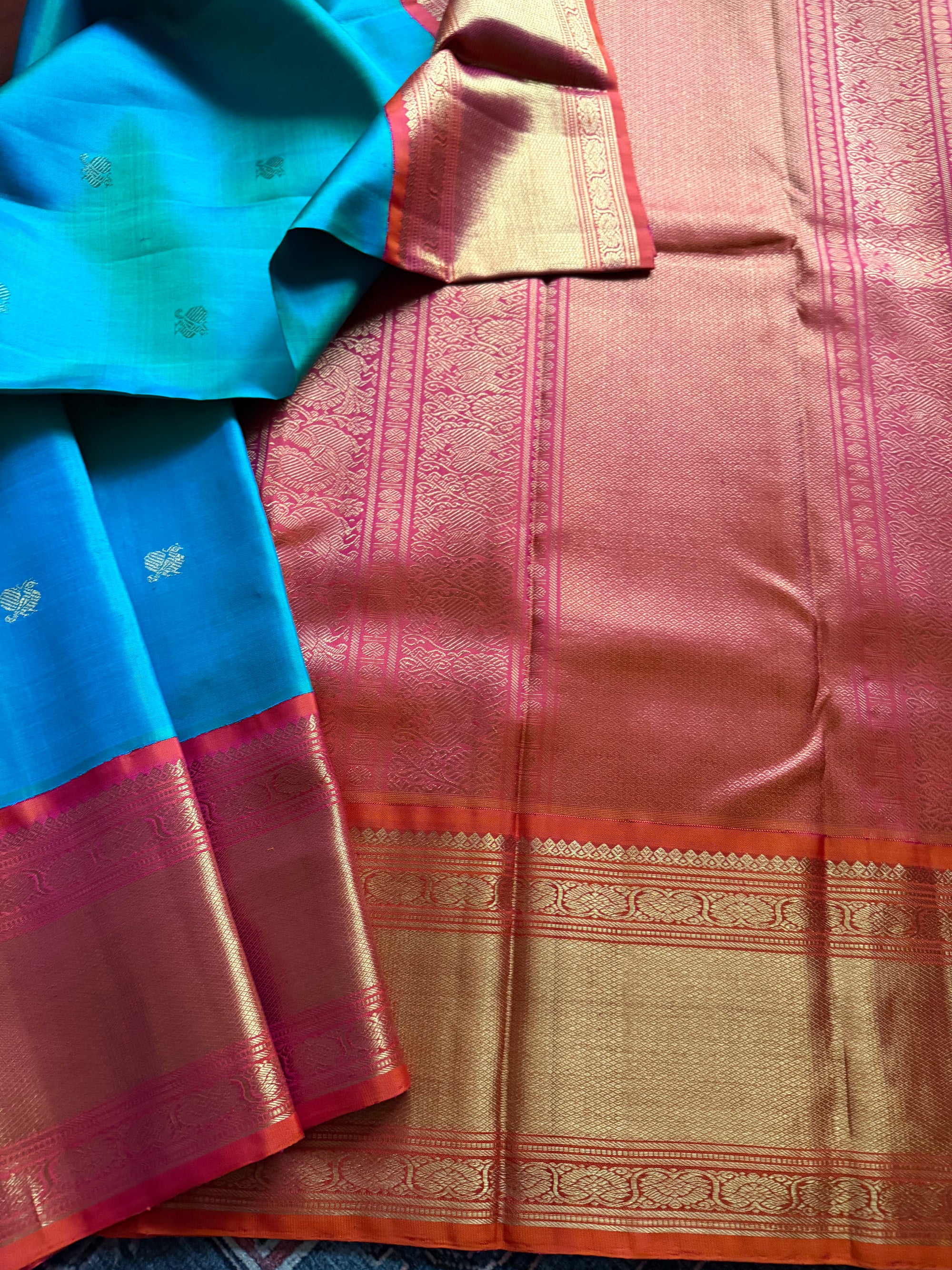 MYTHILI:  Jewel tone blue