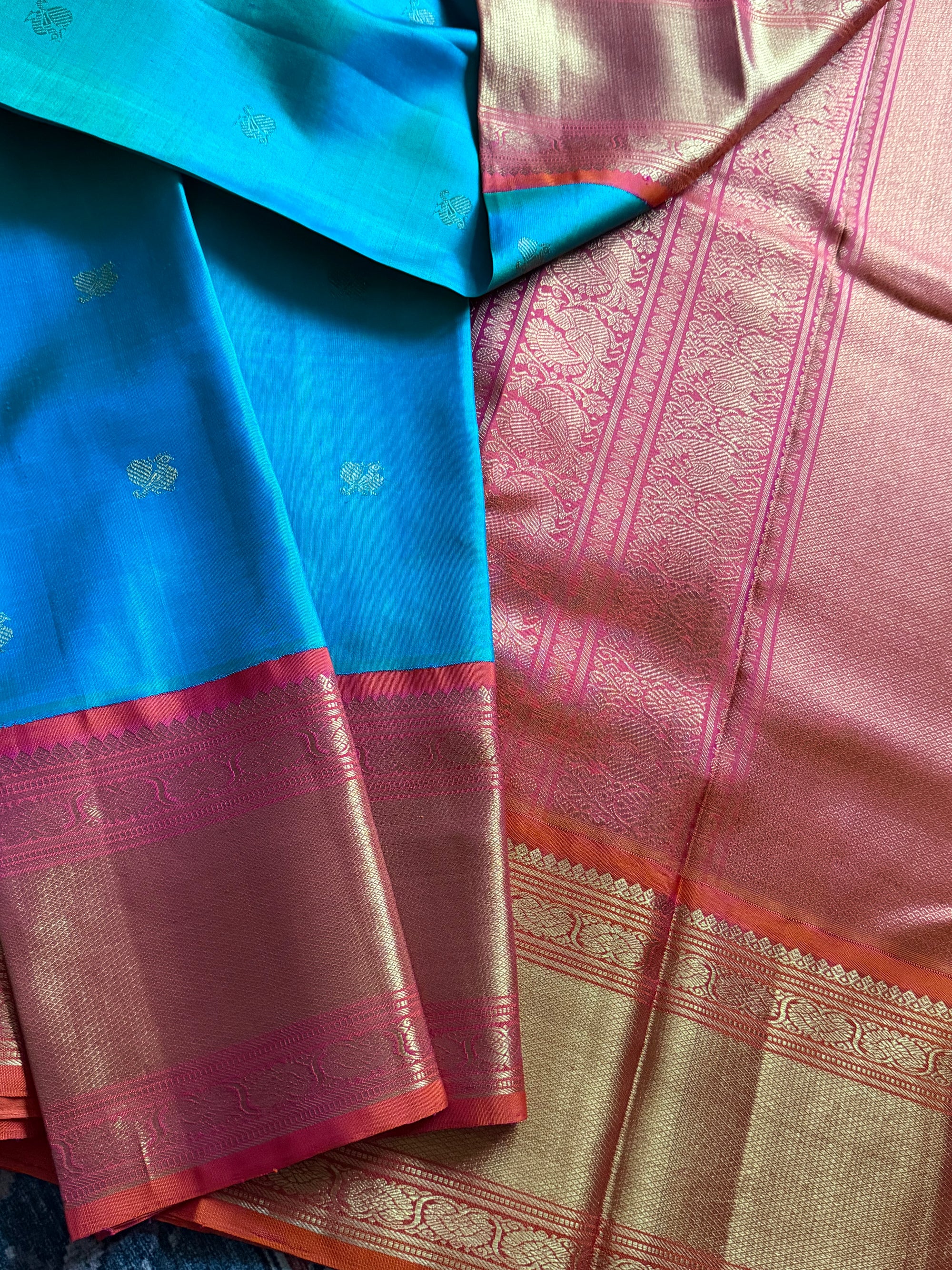 MYTHILI:  Jewel tone blue