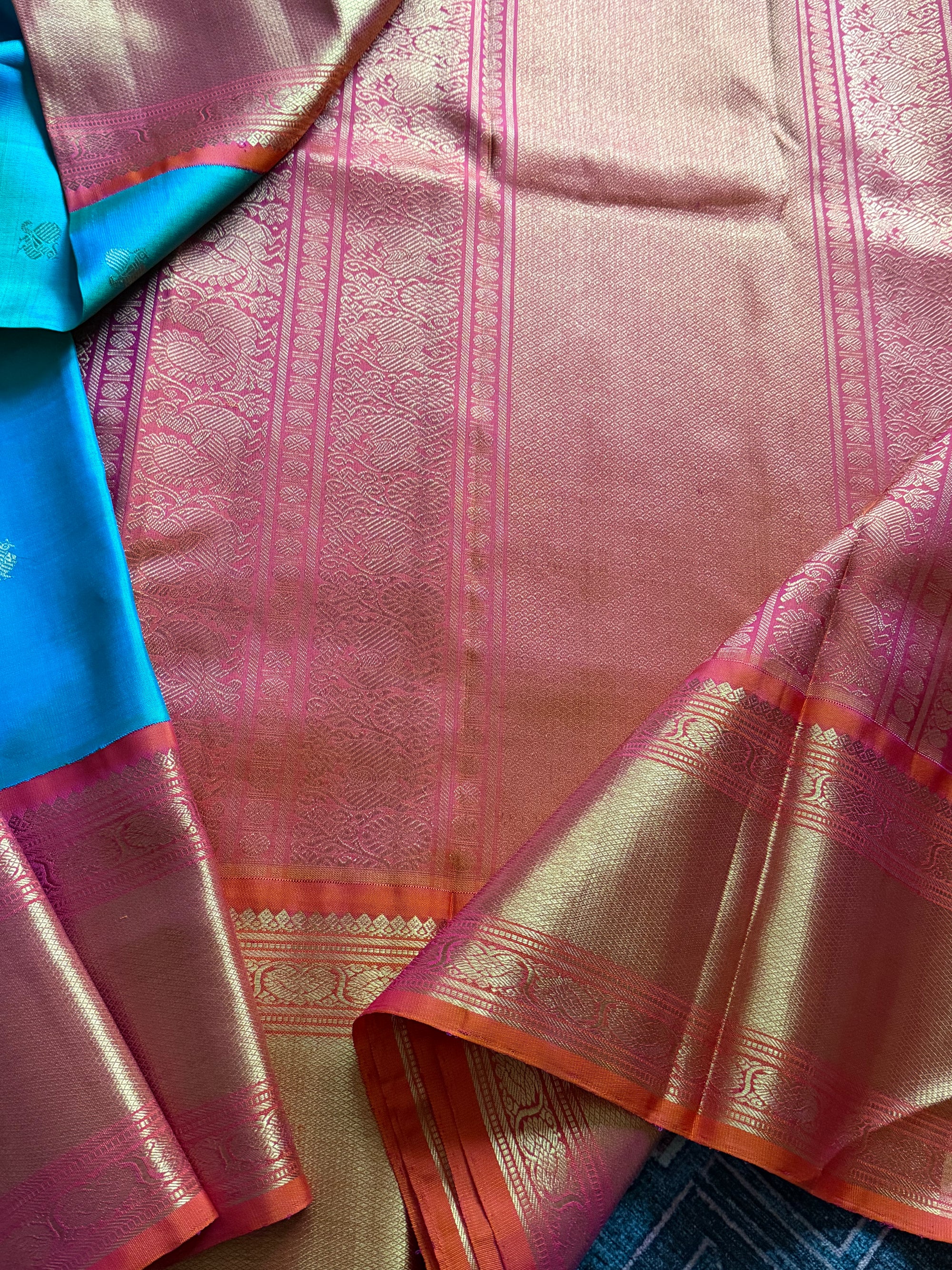 MYTHILI:  Jewel tone blue
