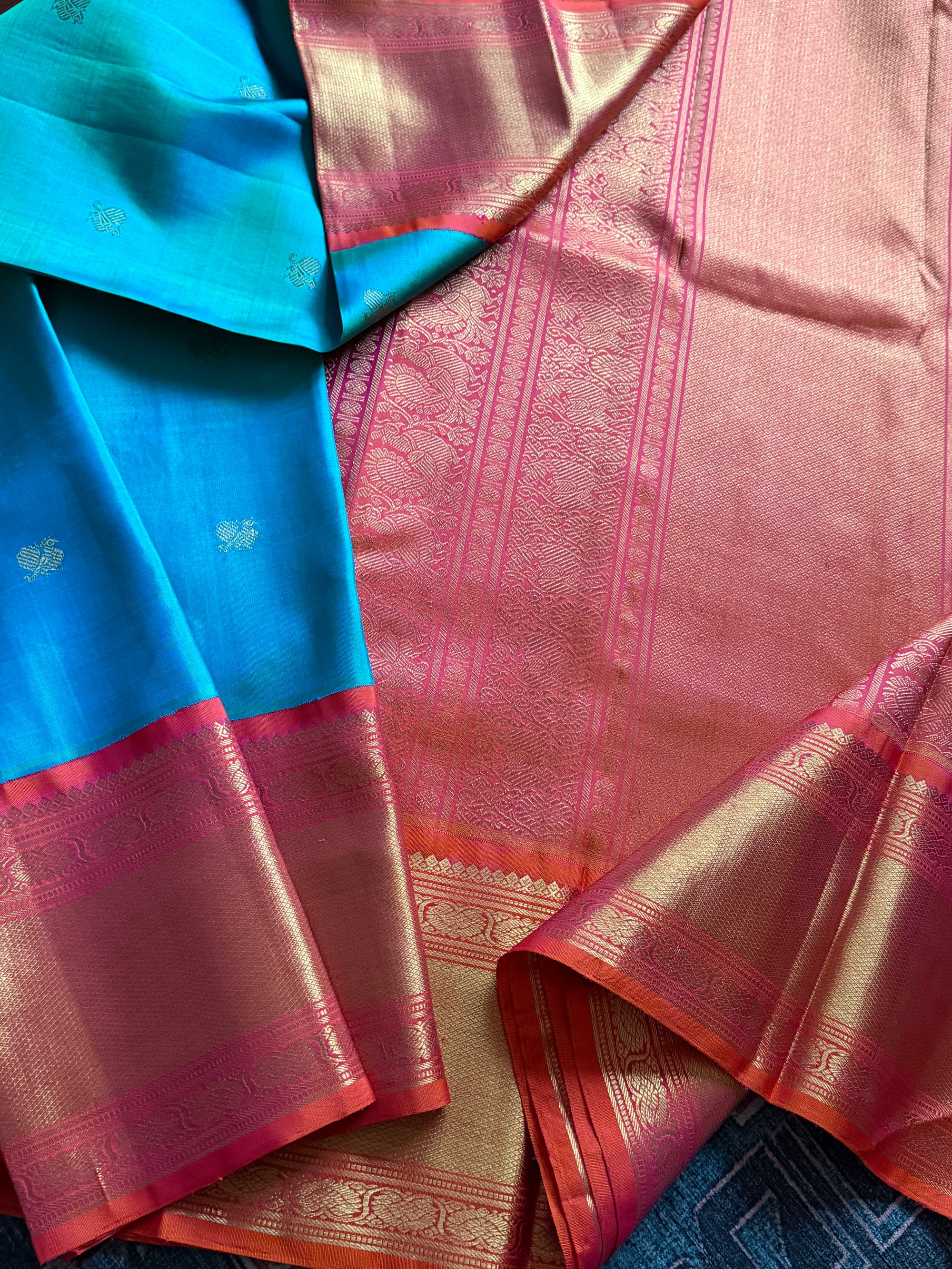 MYTHILI:  Jewel tone blue