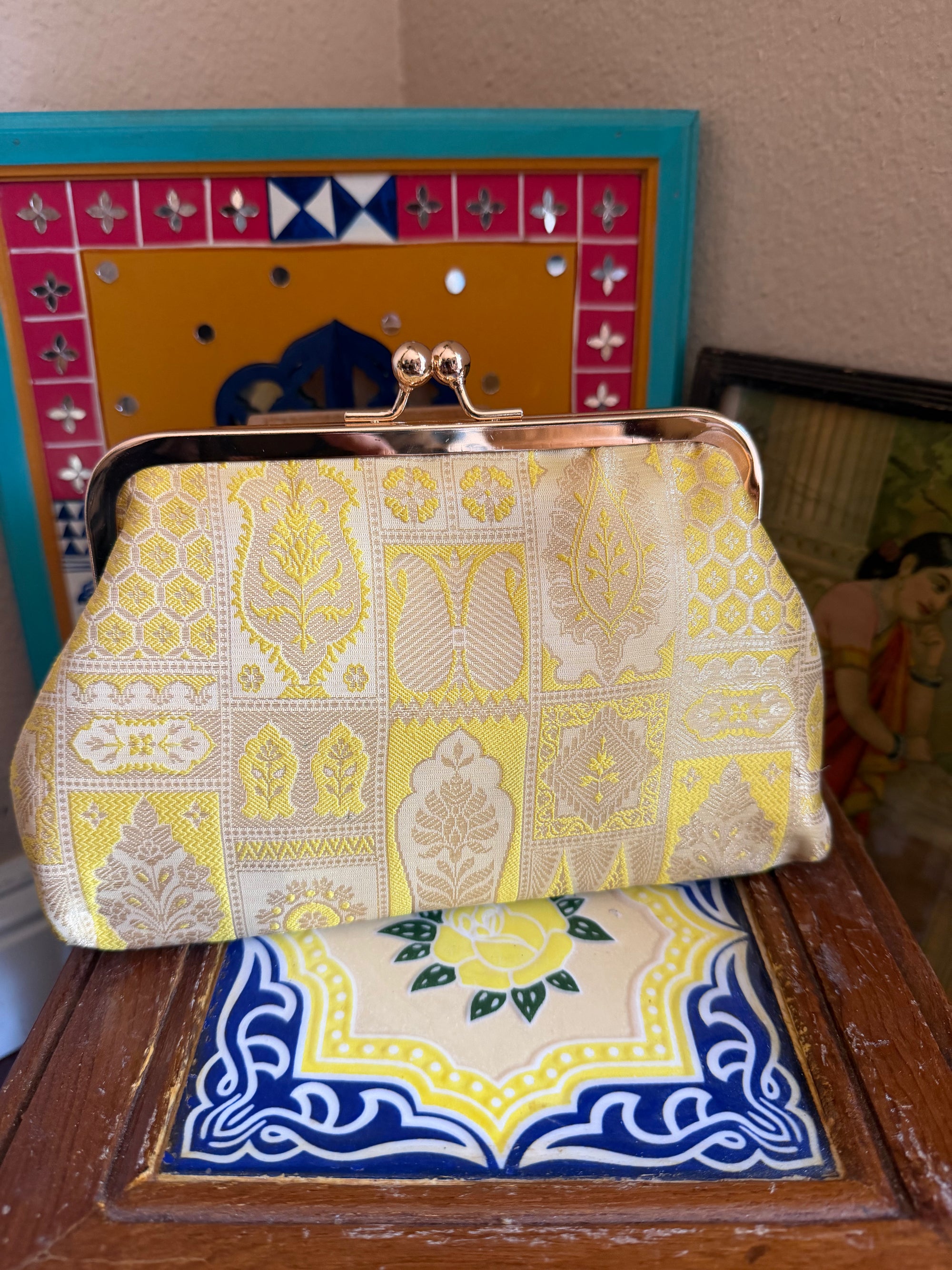 CLUTCH : Benarasi Brocade in Silk