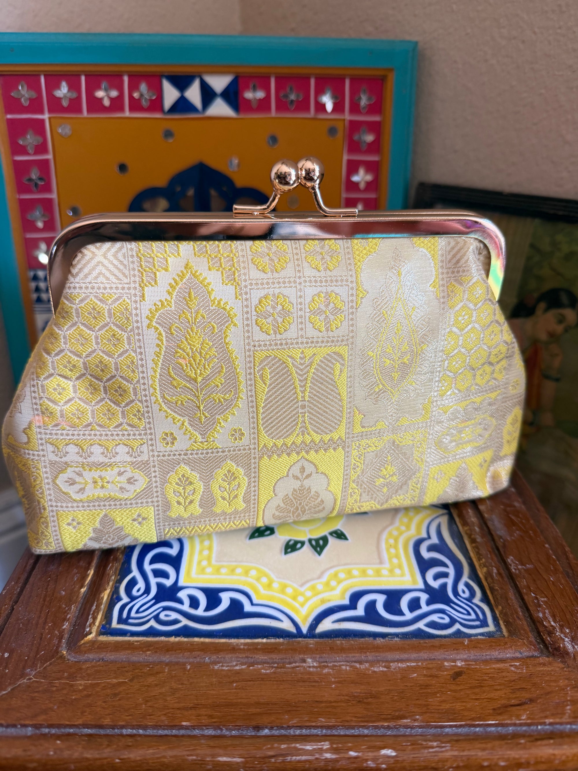 CLUTCH : Benarasi Brocade in Silk