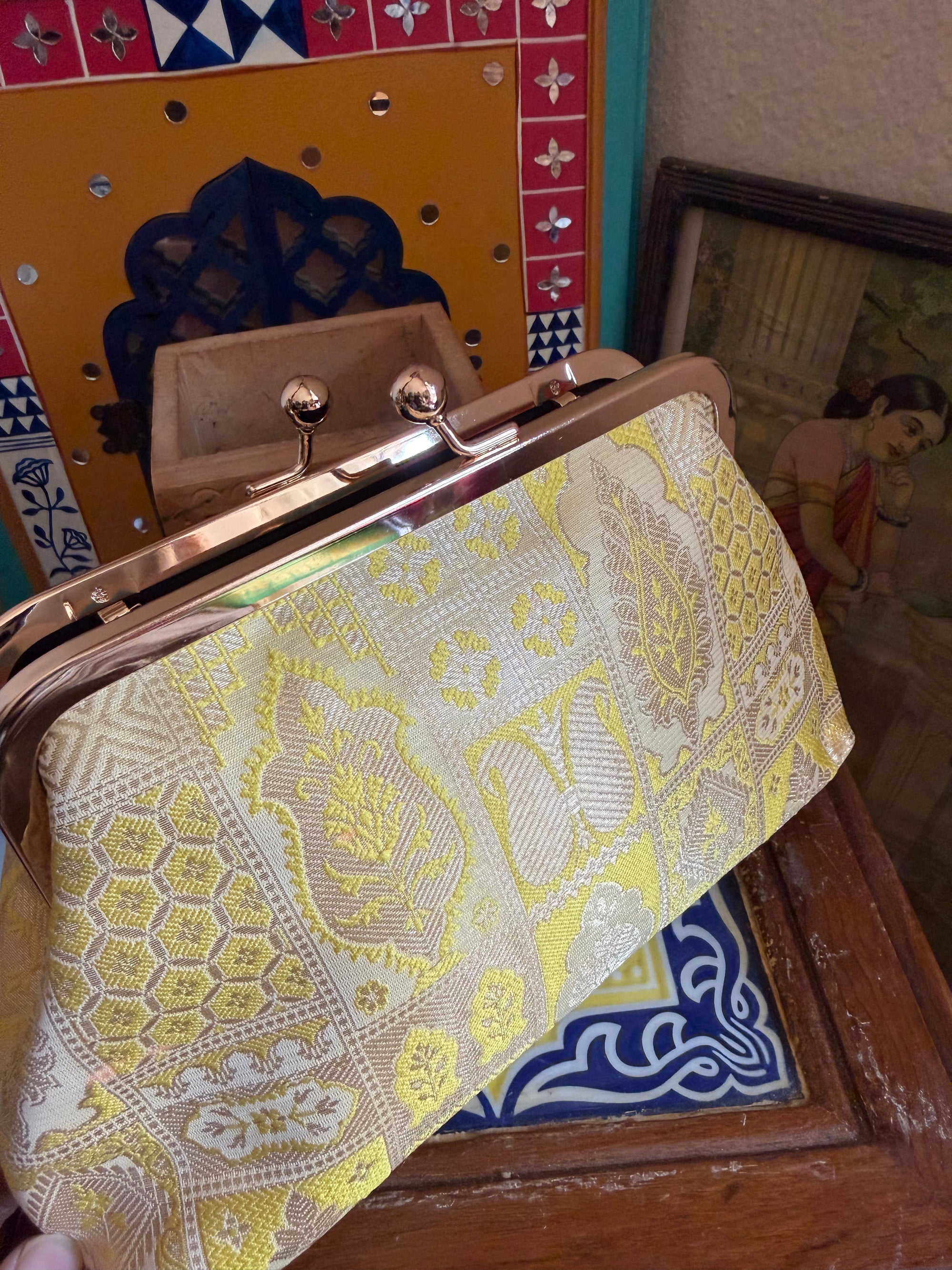 CLUTCH : Benarasi Brocade in Silk