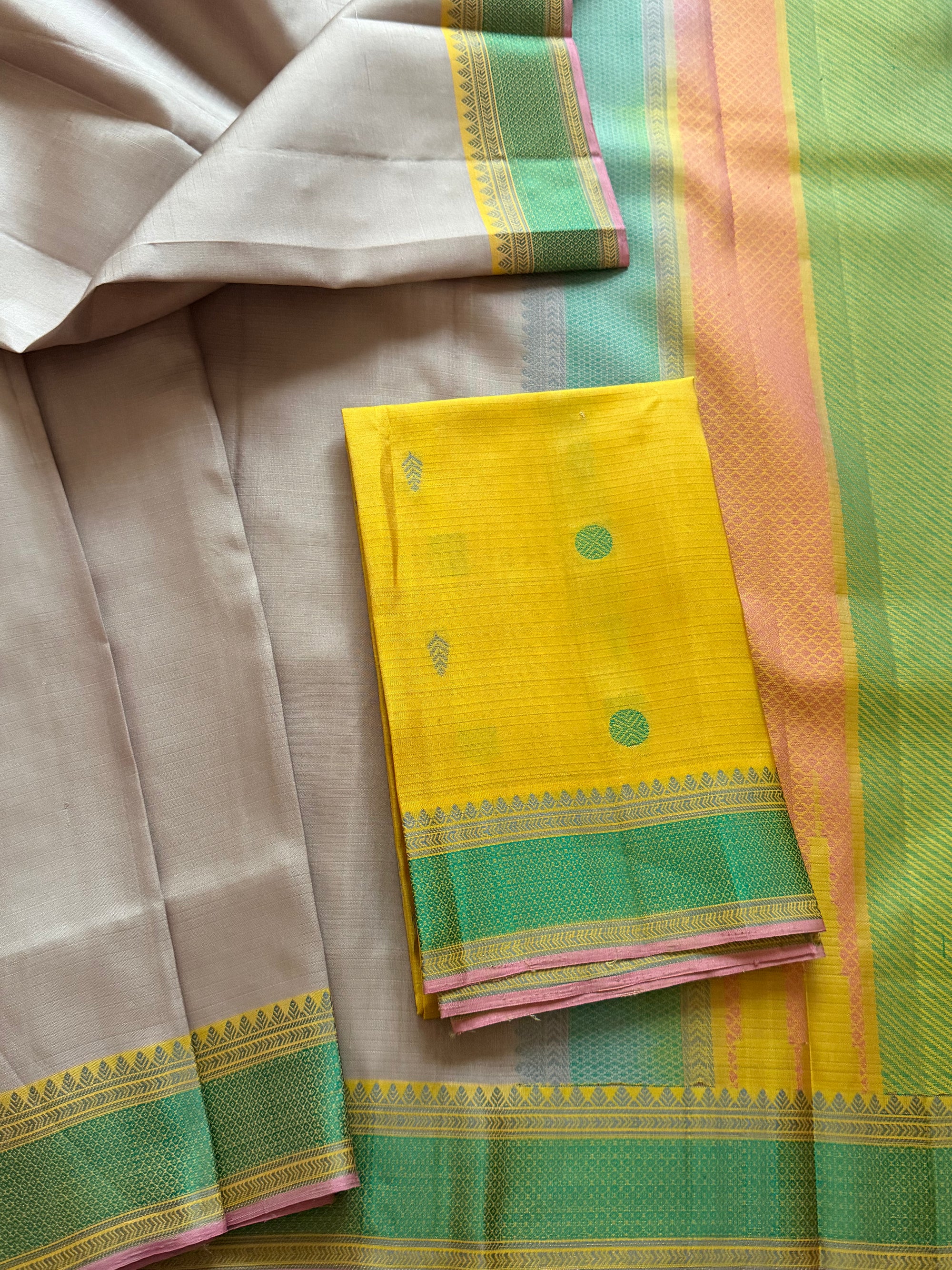 No Zari Kanjivaram Soft Silk