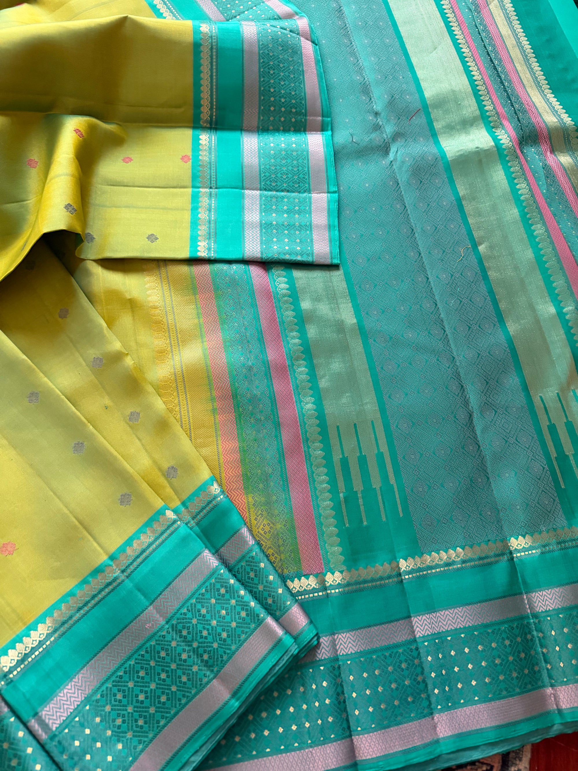 No Zari Kanjivaram Soft Silk