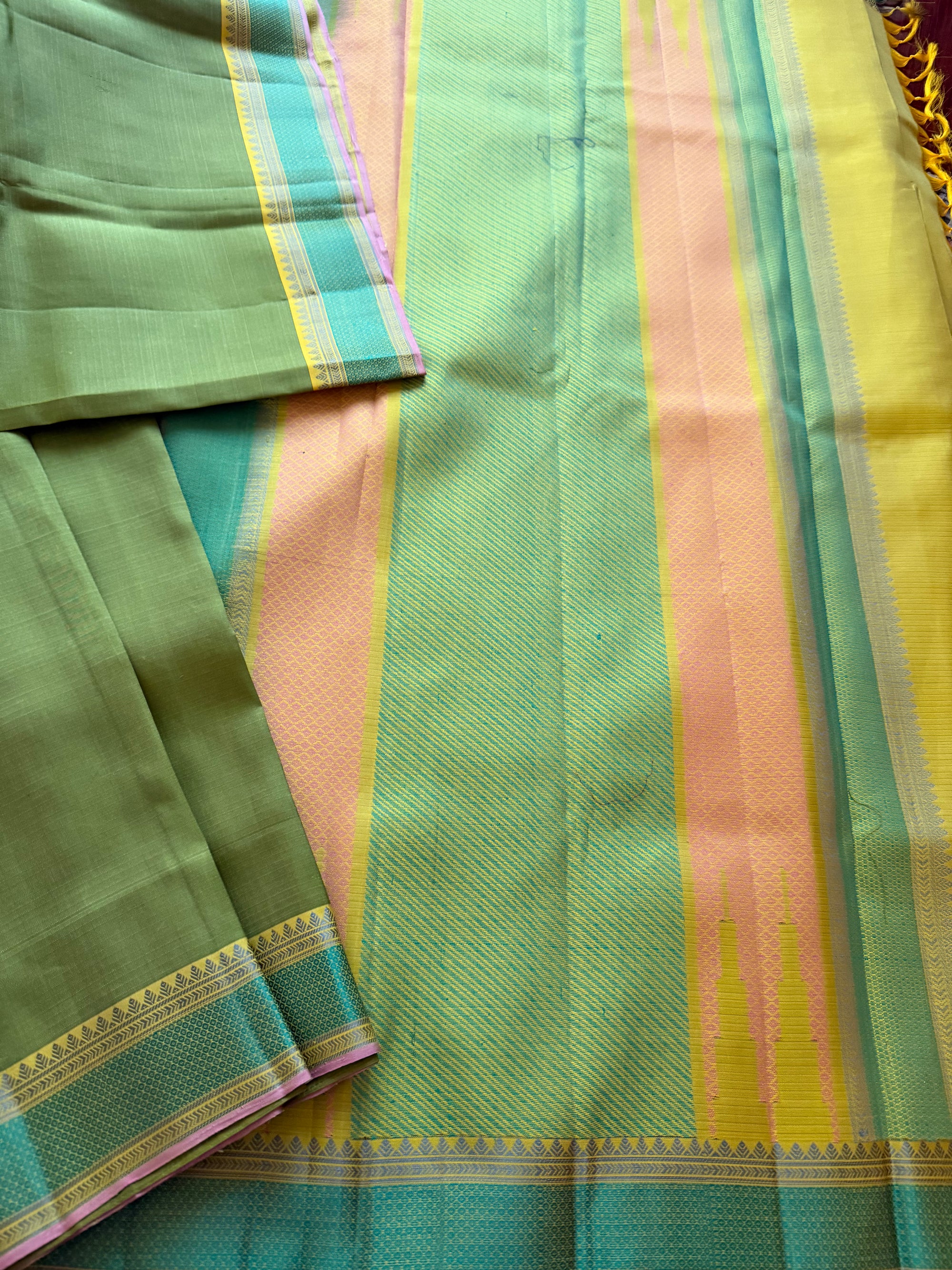 No Zari Kanjivaram Soft Silk