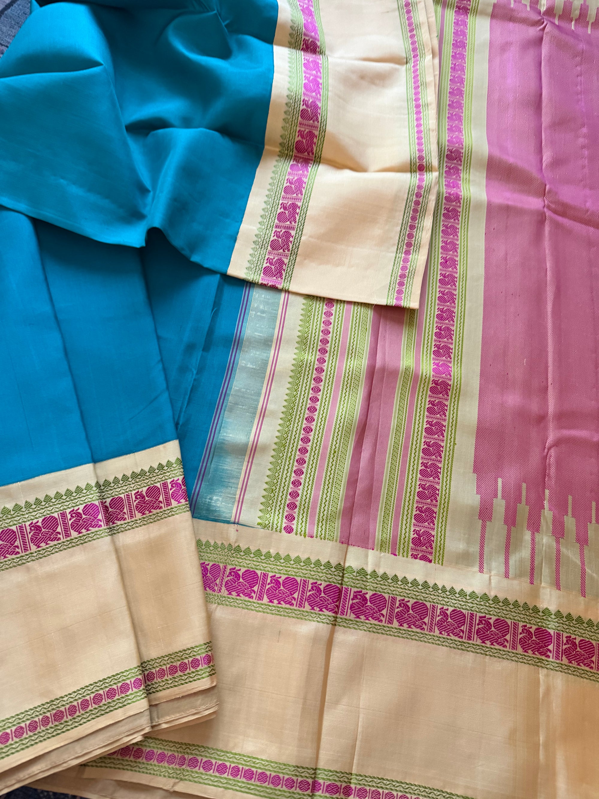 No Zari Kanjivaram Soft Silk
