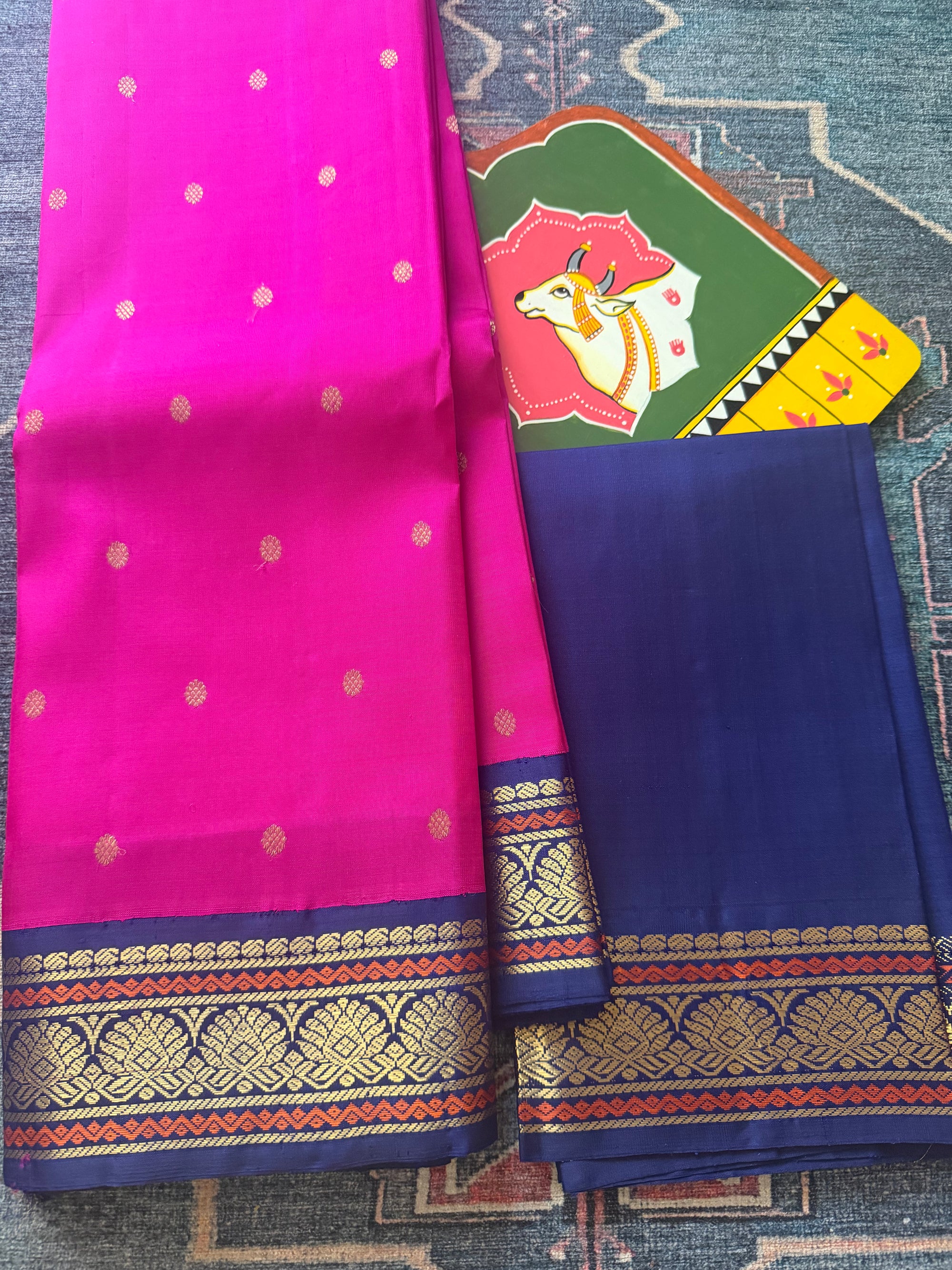 SAREES THAT I CAN'T PART WITH : Korvai Kanjivaram Silk (Pattu Roja Pink)